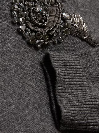 Ted Baker Enirah Wool Blend Jumper Grey