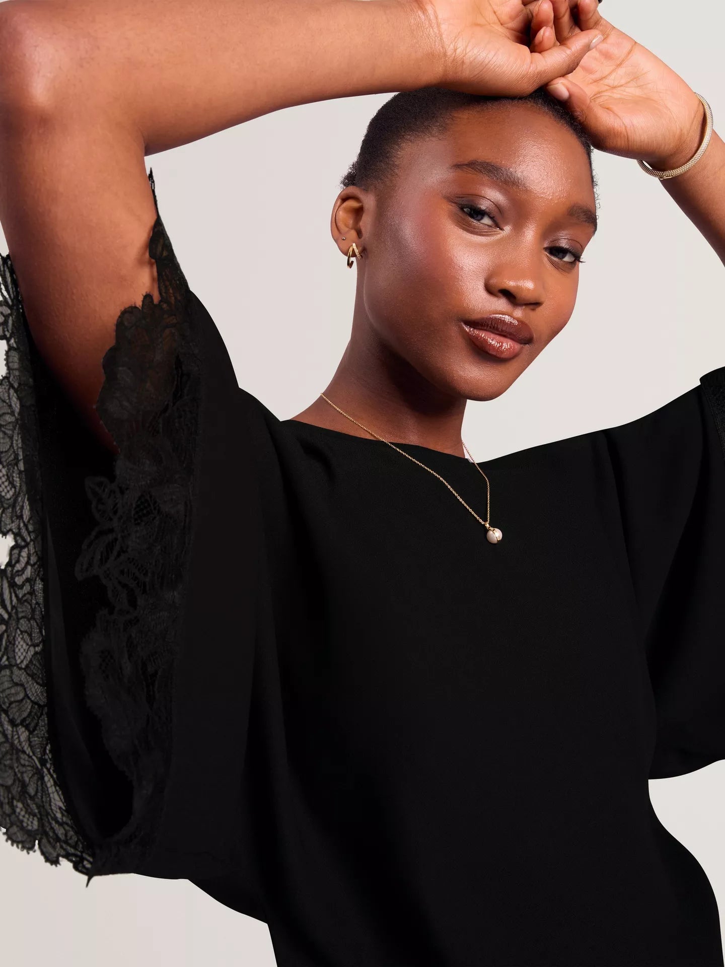 Ted Baker Neelai Top – Zwart