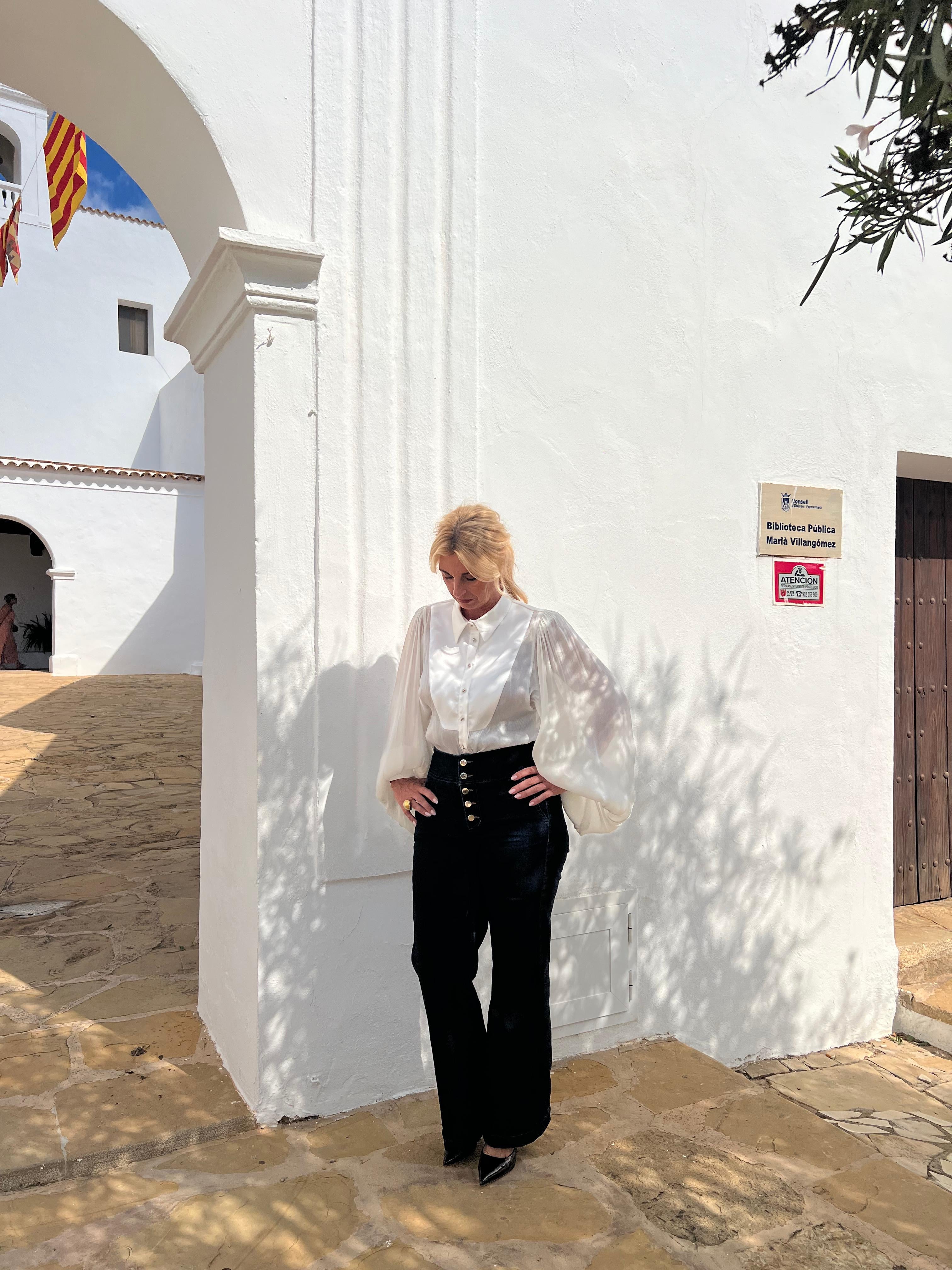 Access Body Blouse wit