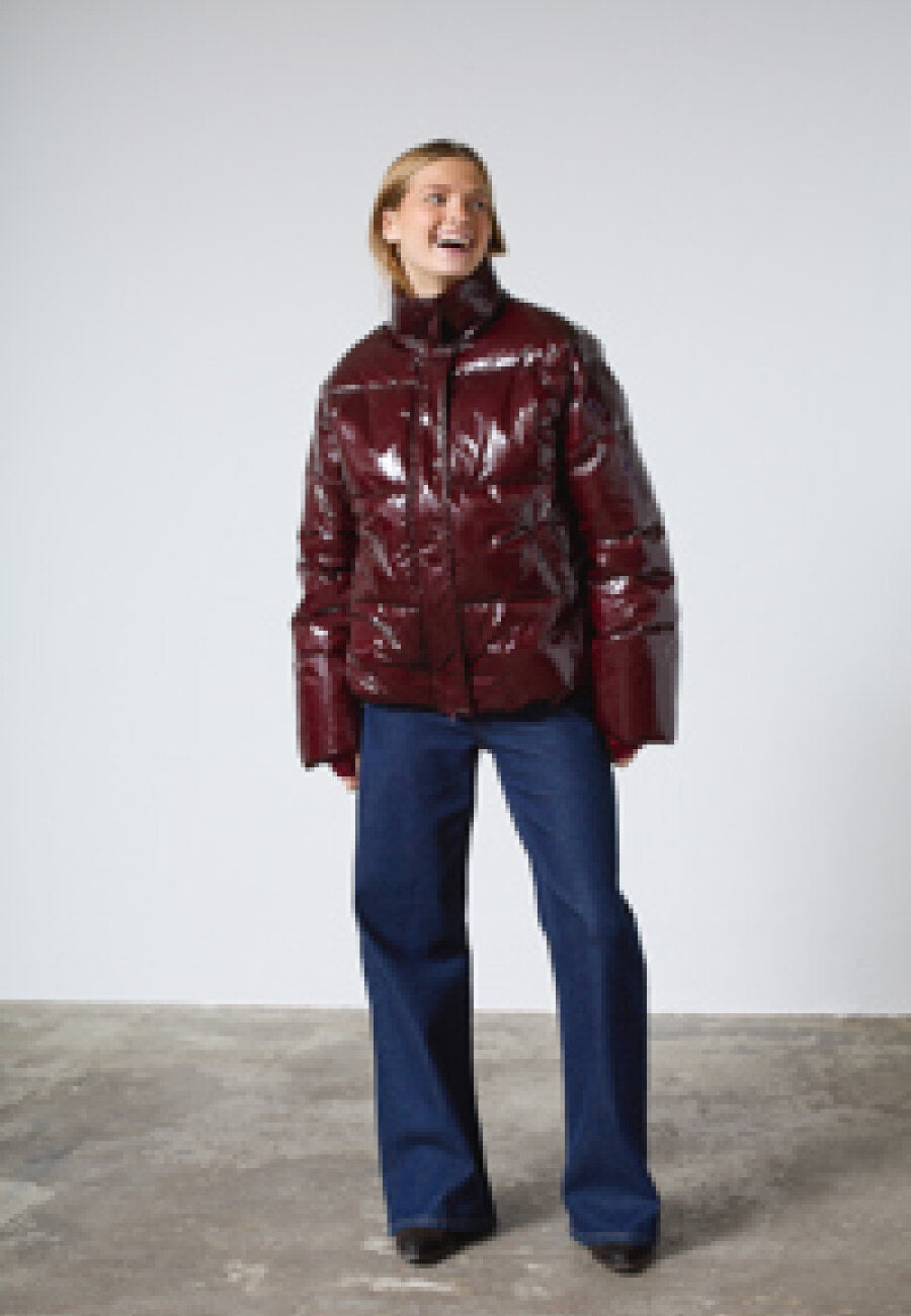 Sisterspoint Dux Short Jacket Deep Bordeaux