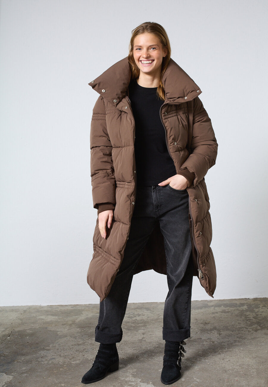 Sisterspoint Luvia Long Jacket Mocca