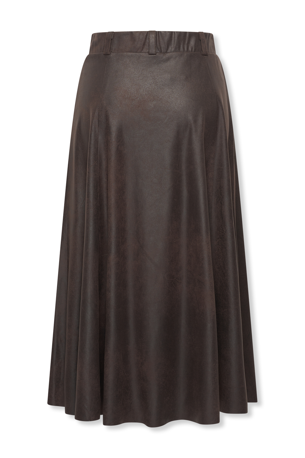 Helena Hart Lizzy Biker Leather Look Rok Bruin