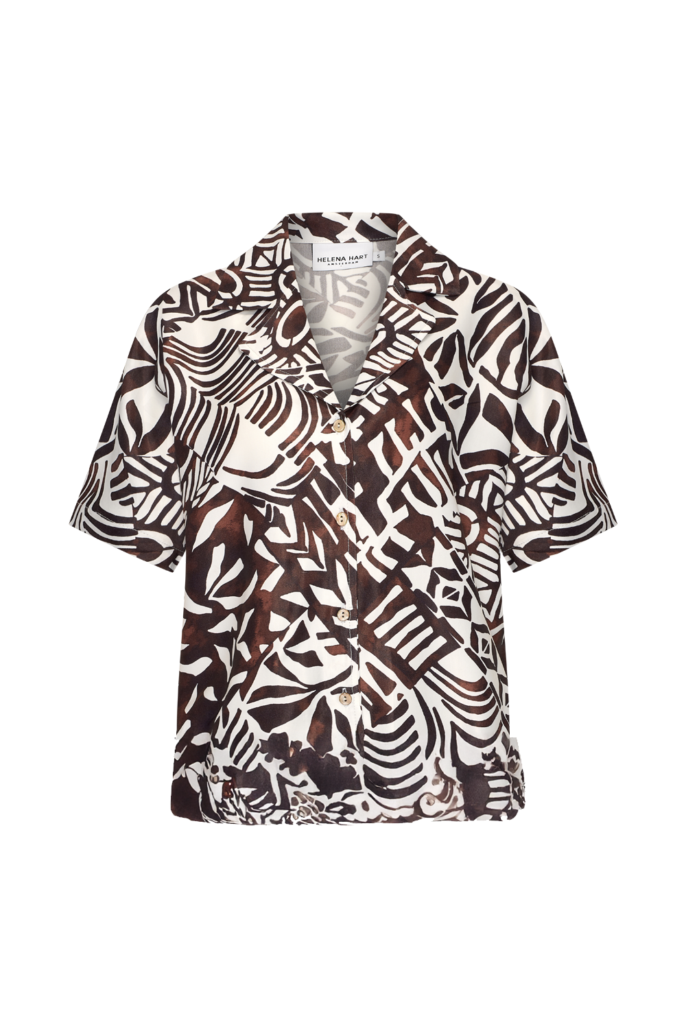 Helena Hart Blouse Fie Vinty Etnic Choco