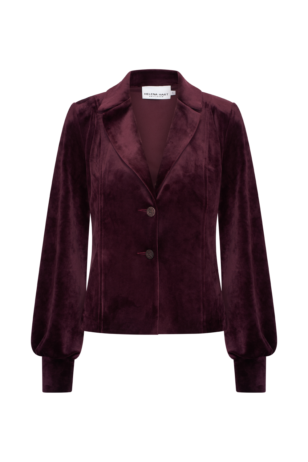 Helena Hart Lora Velour Burgundy