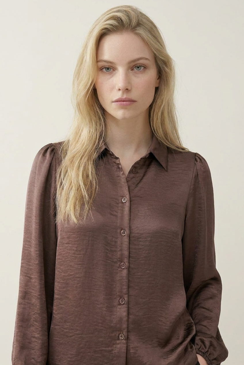 Helena Hart Fara Blouse Choco