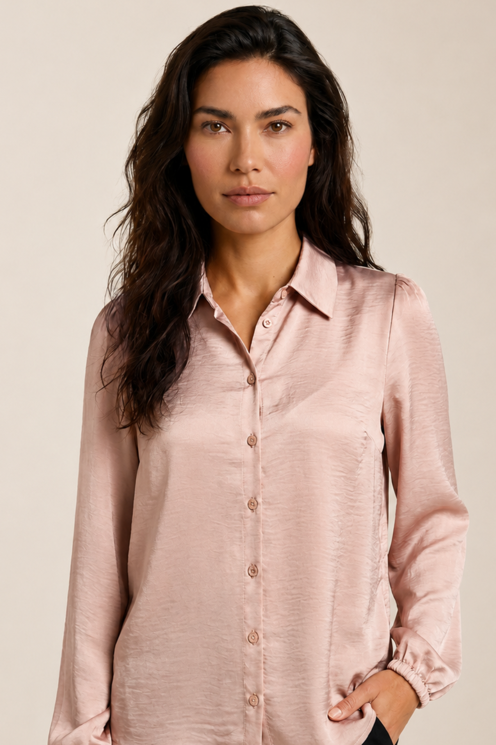 Helena Hart Fara Blouse Pink Frost