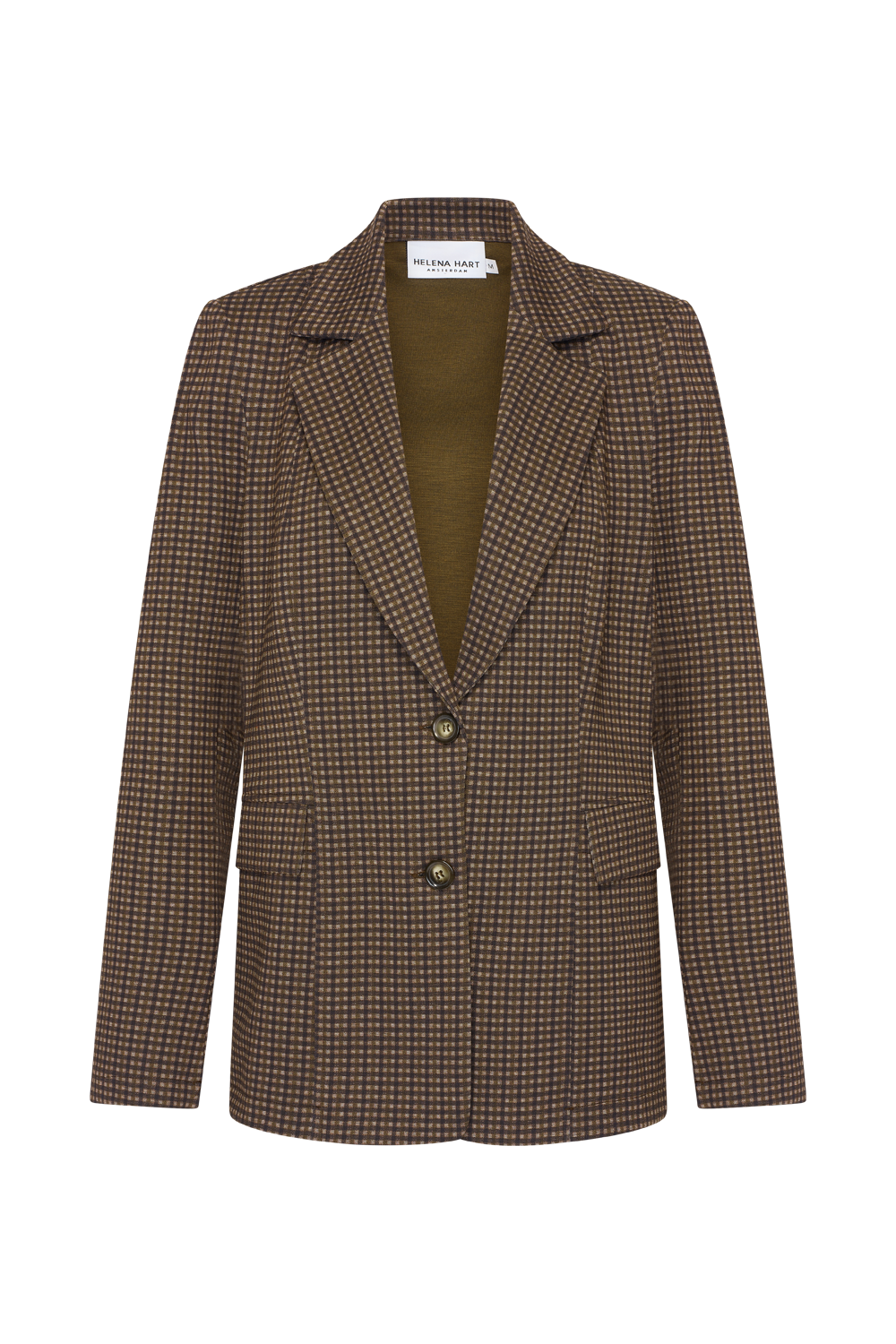 Helena Hart Blazer Nick Lano G. Ruit Harris Tweed Choco