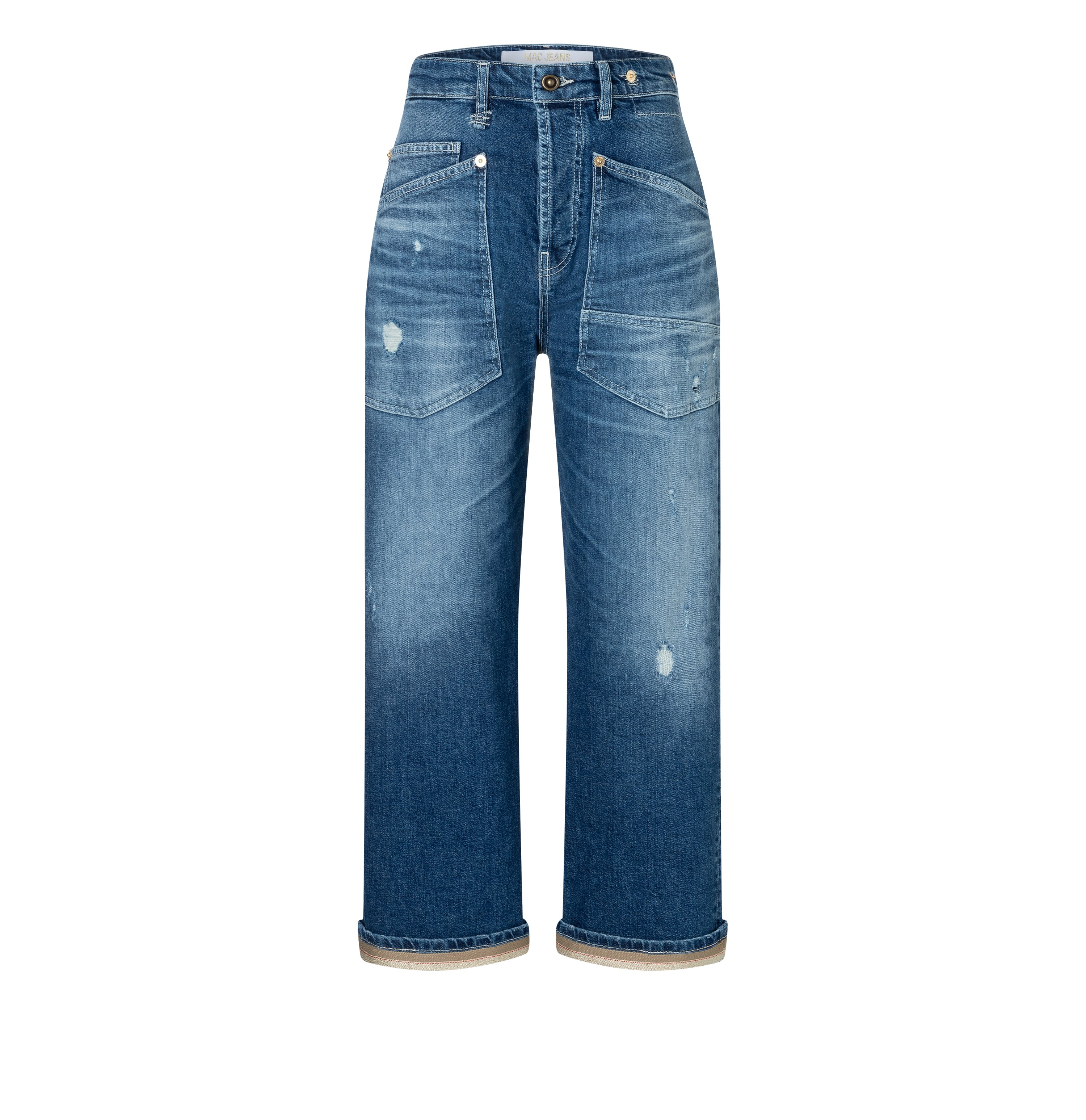 MAC Jeans Baggy Straight Tape – Modern Destroyed