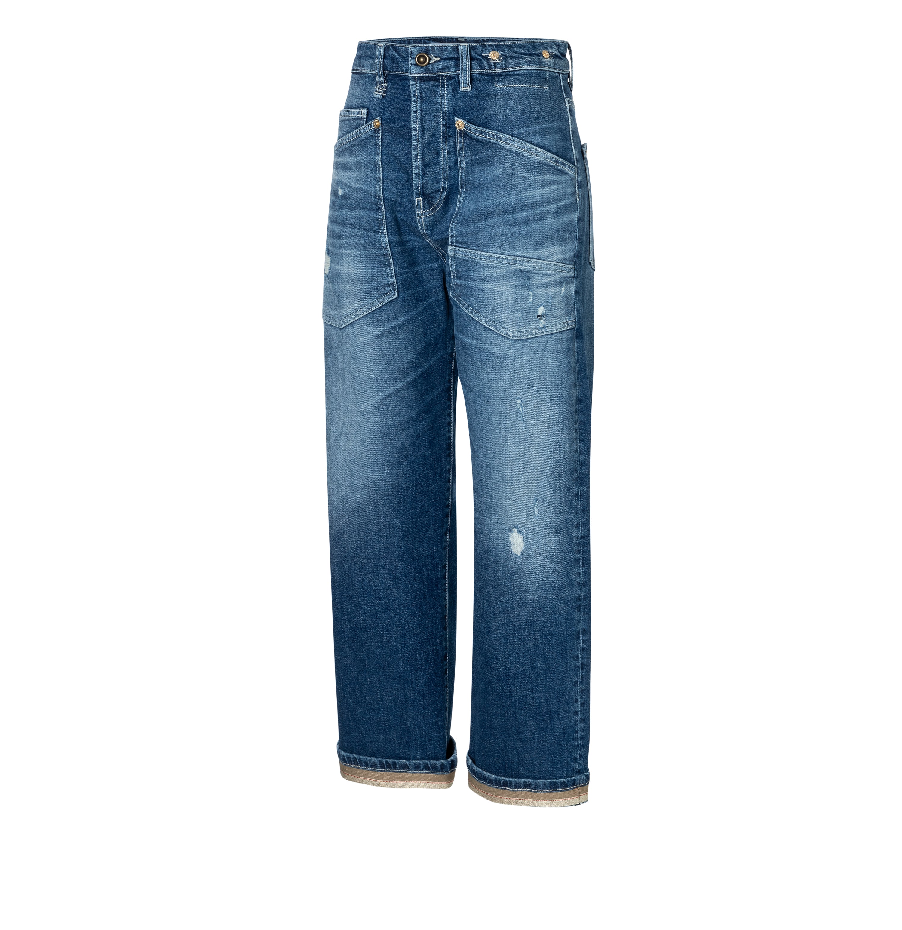MAC Jeans Baggy Straight Tape – Modern Destroyed