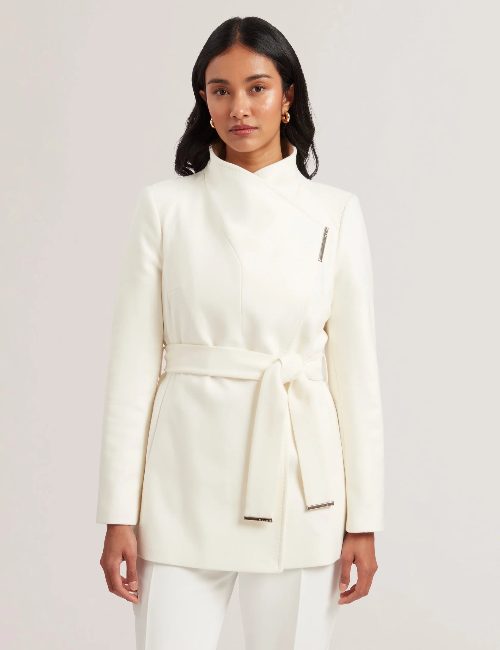 Ted Baker Rosses coat ivory