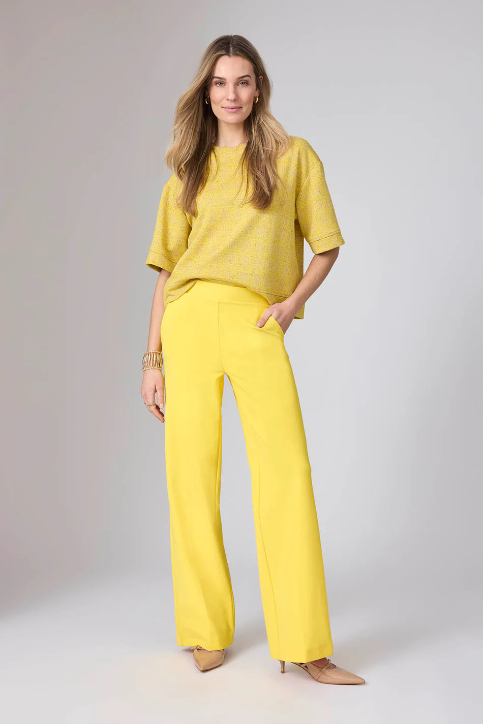 Corel Lily Pants Wide Prime Rose Yellow