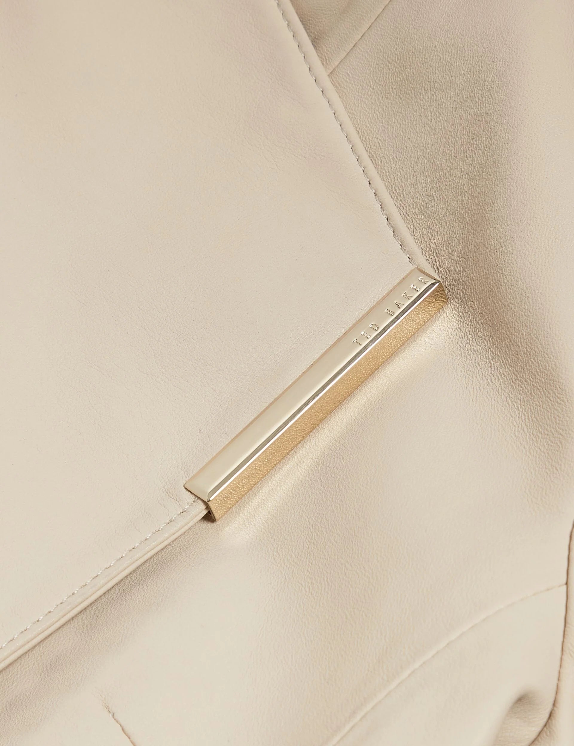 Ted Baker Leren Jasje Riyoze ivory