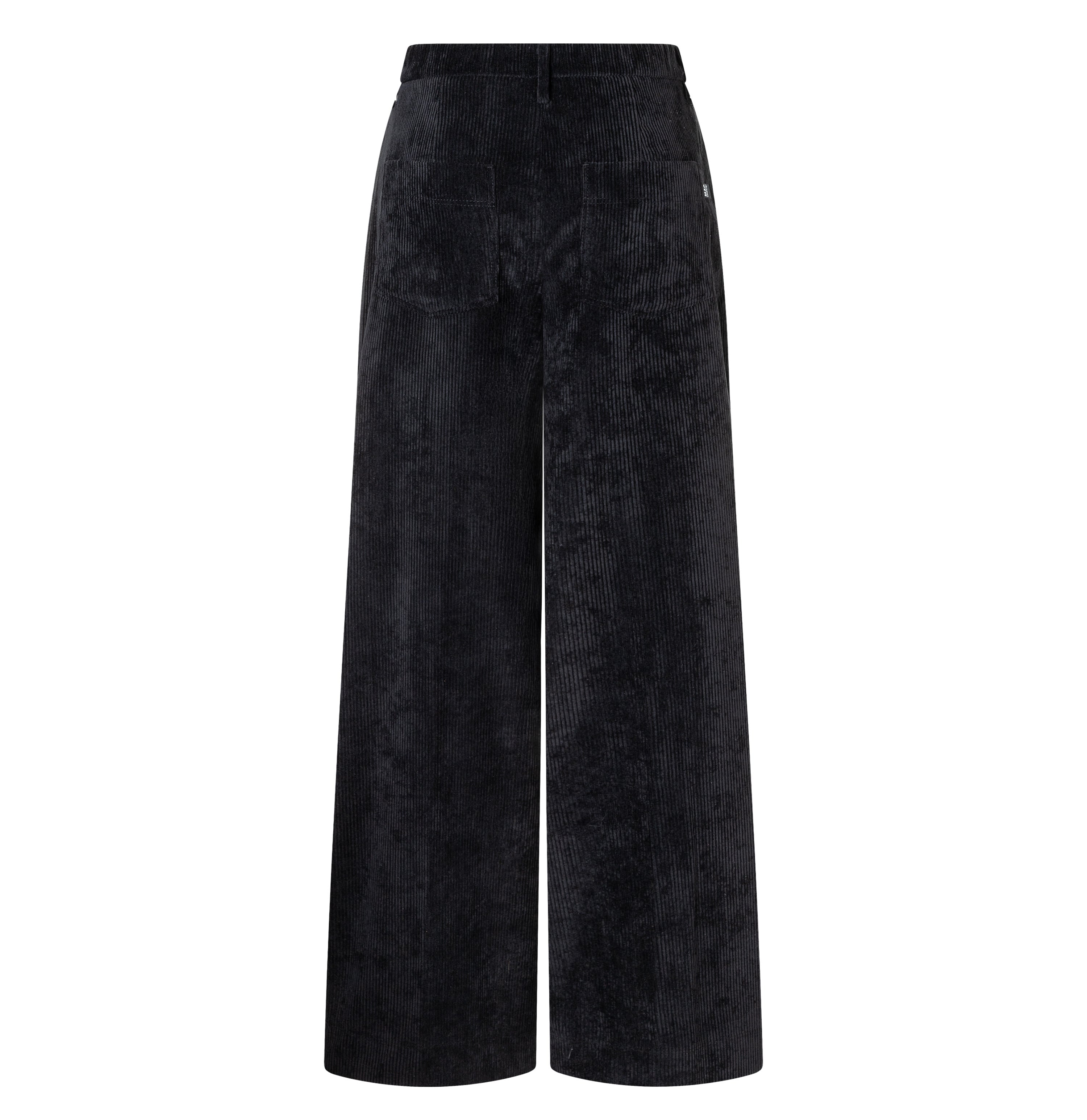 MAC Palazzo Corduroy Wide Leg Zwart