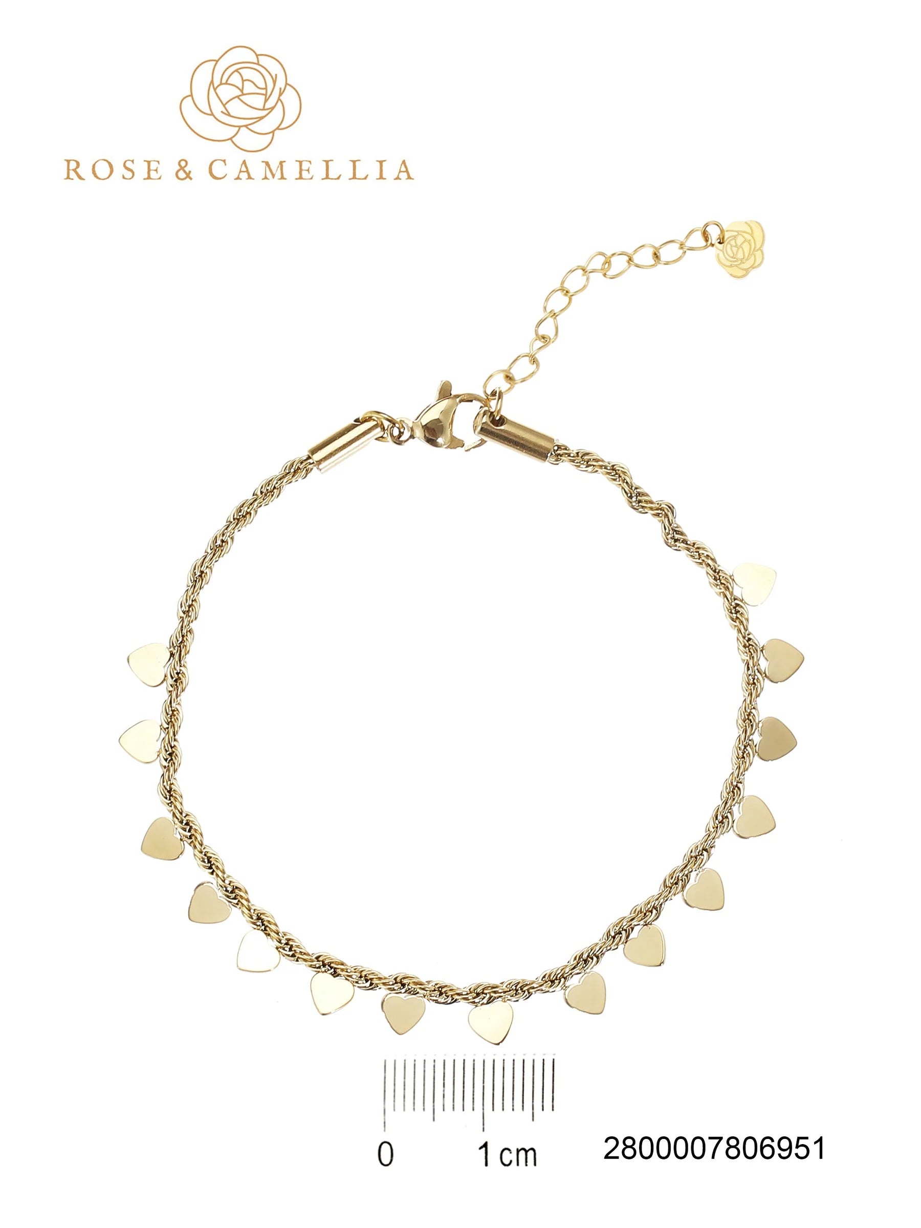 Rose & Camellia – Armband Amore