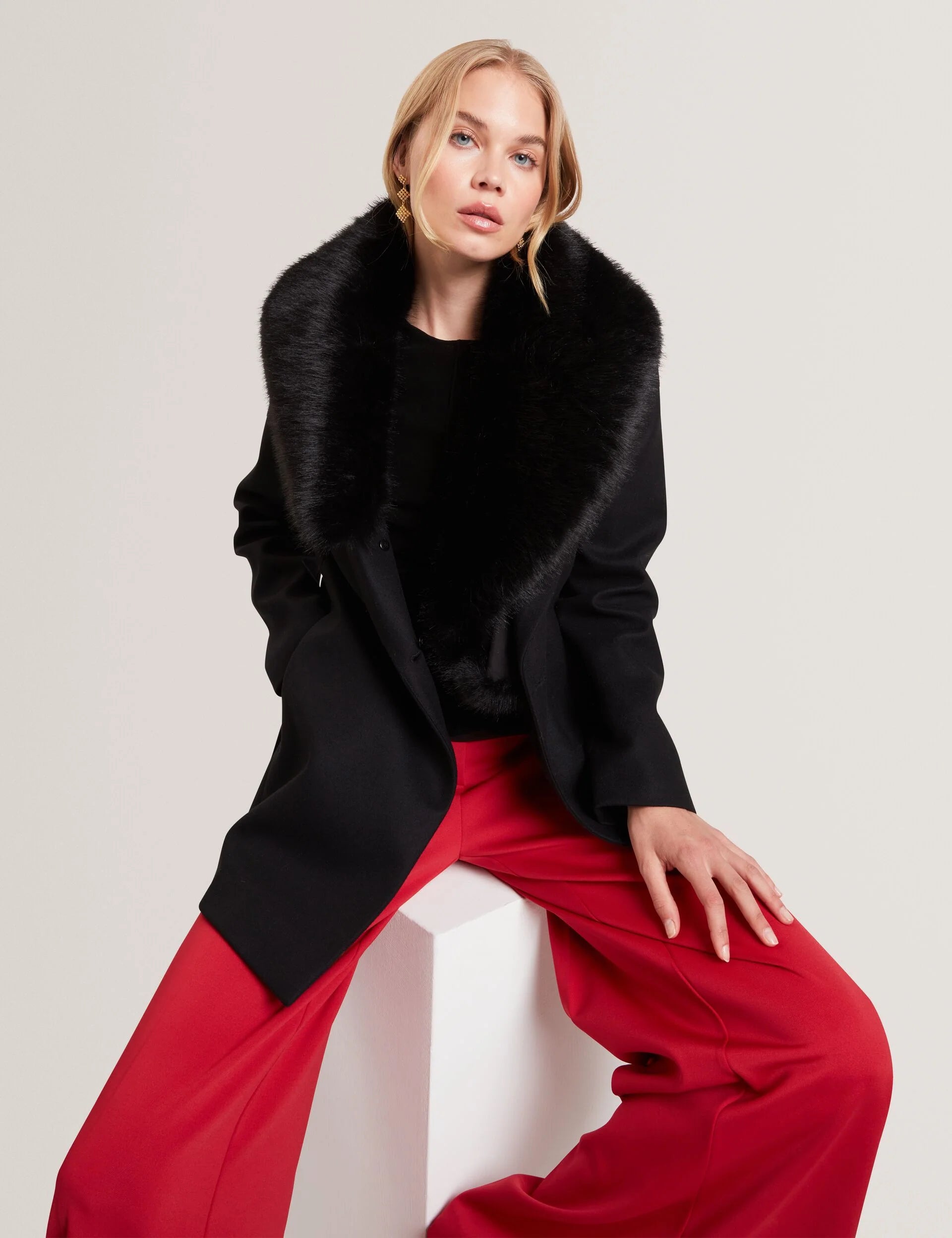 Ted Baker Toroja Short Wrap Coat