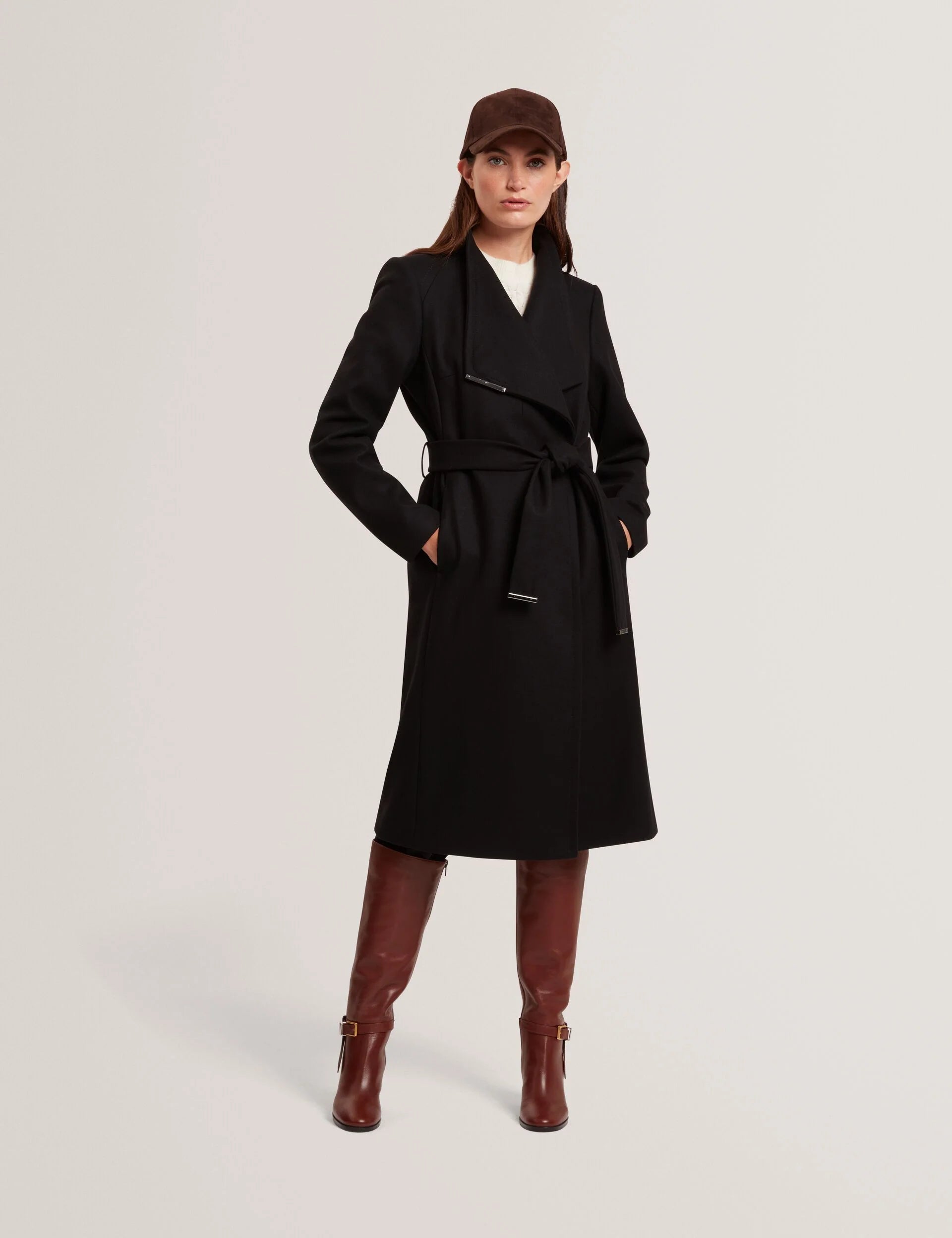 Ted Baker Rose Coat zwart