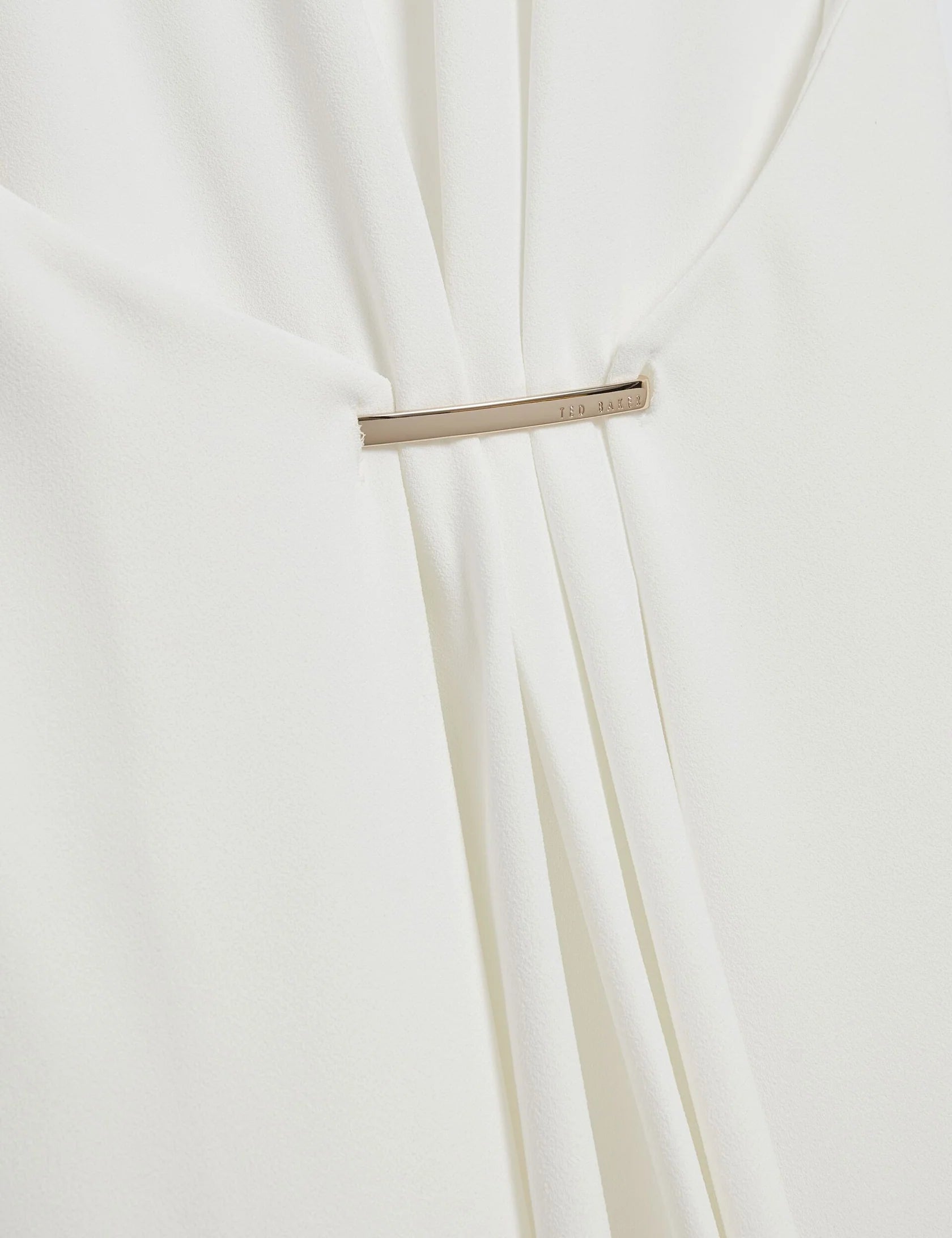 Ted Baker Miyaka Midi Dress Ivory