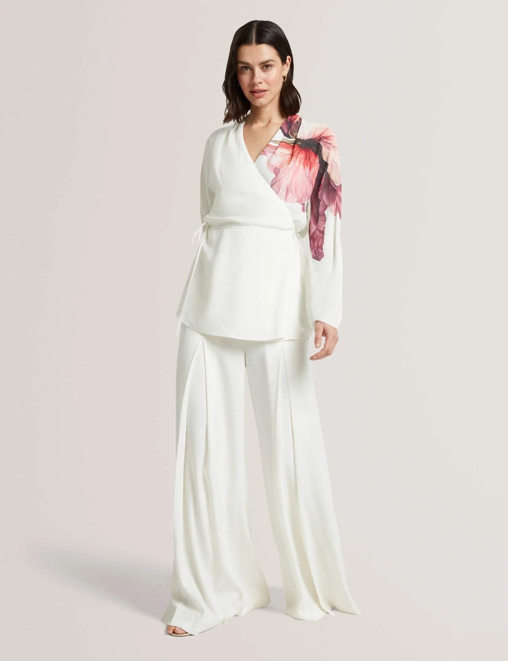 Ted Baker Joleene Floral Wrap Blouse