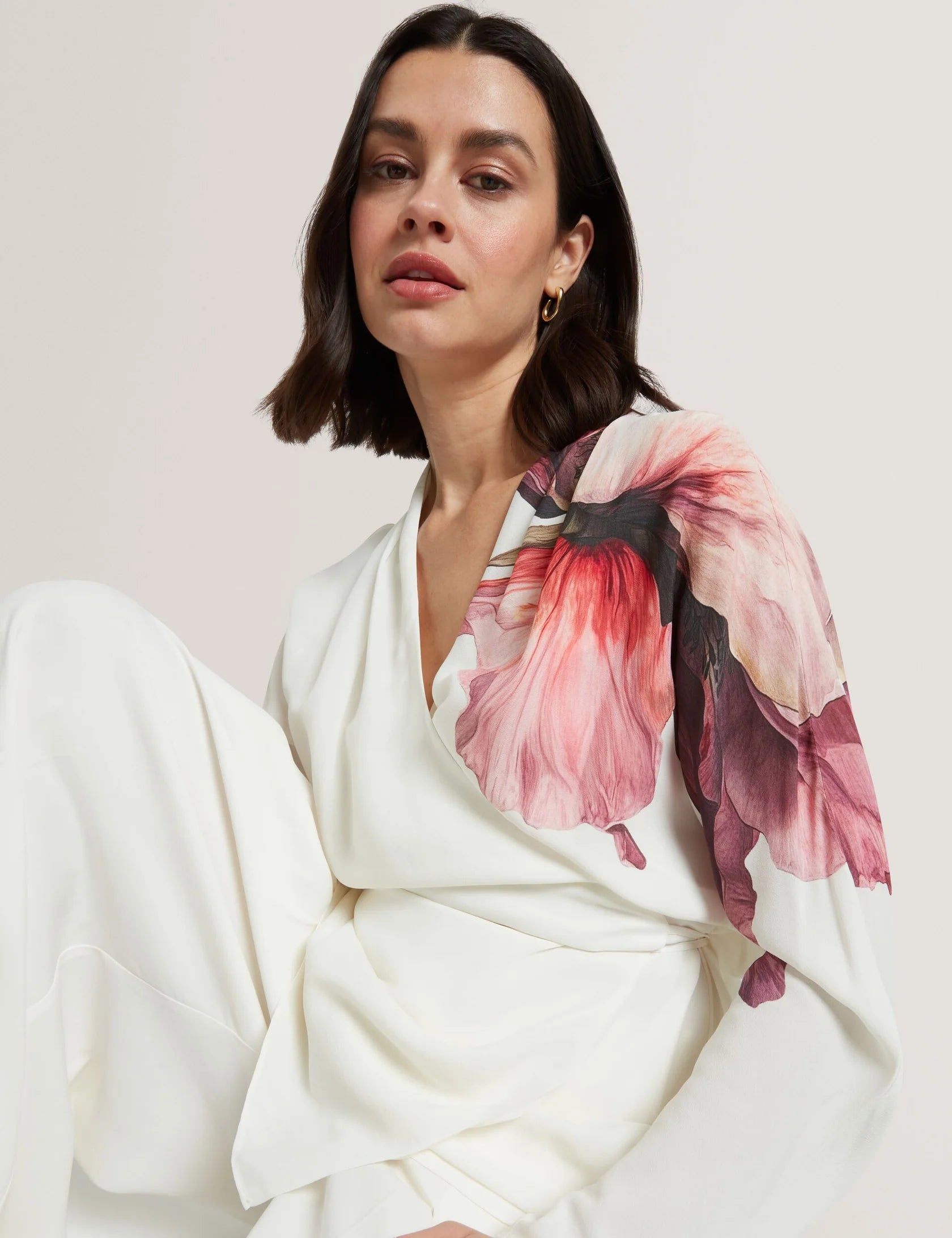 Ted Baker Joleene Floral Wrap Blouse