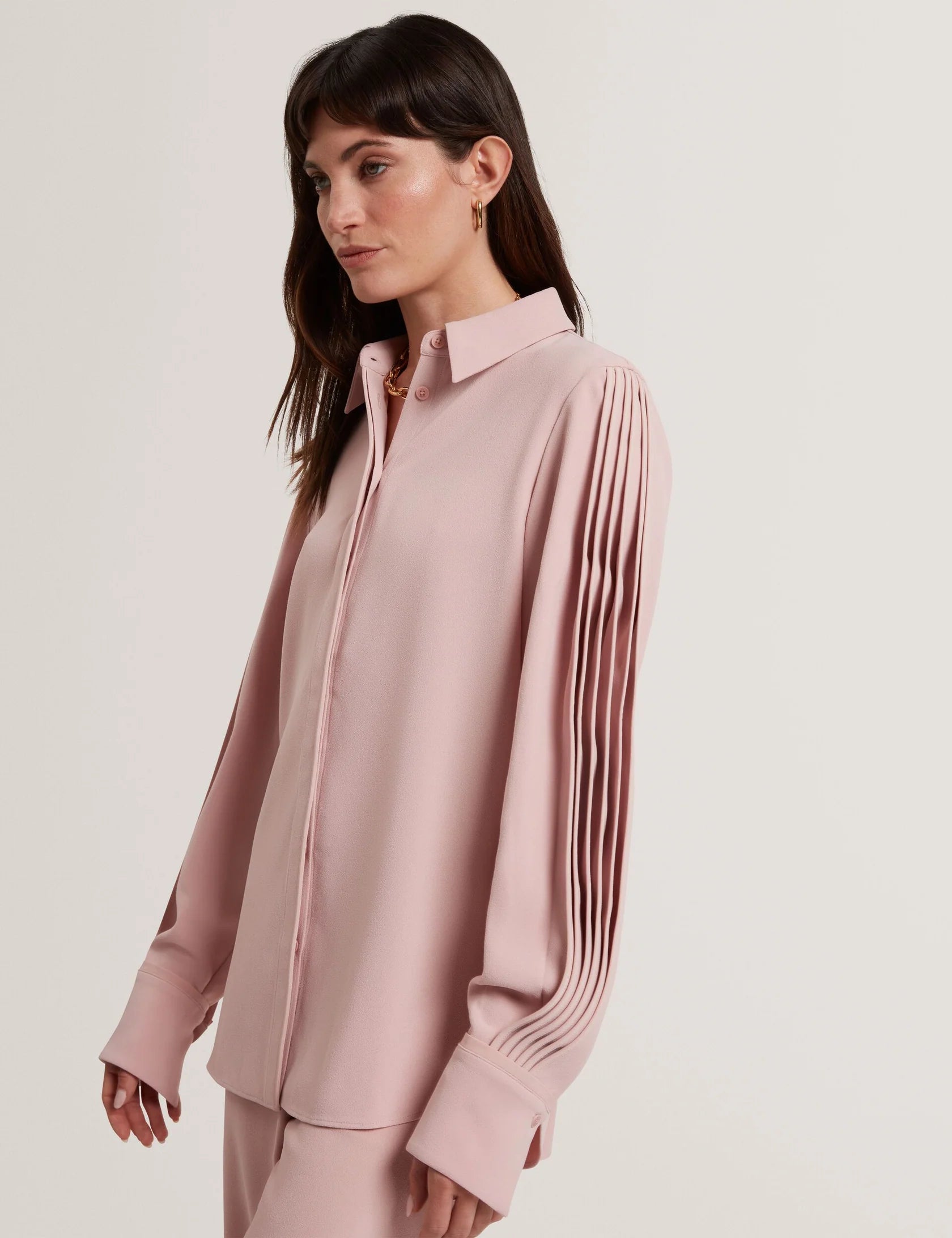 Ted Baker Miriti Shirt Dusky Pink