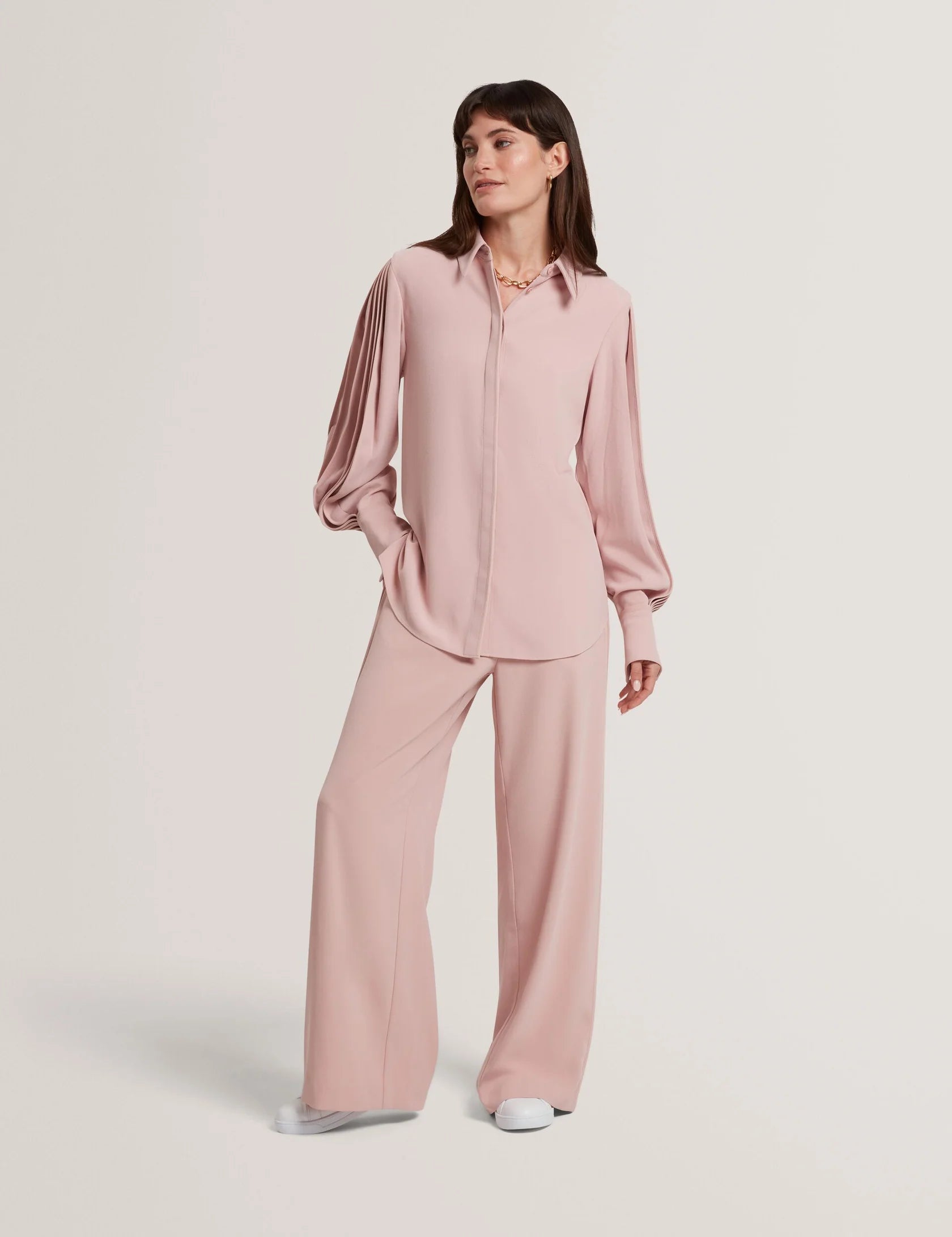 Ted Baker Miriti Shirt Dusky Pink