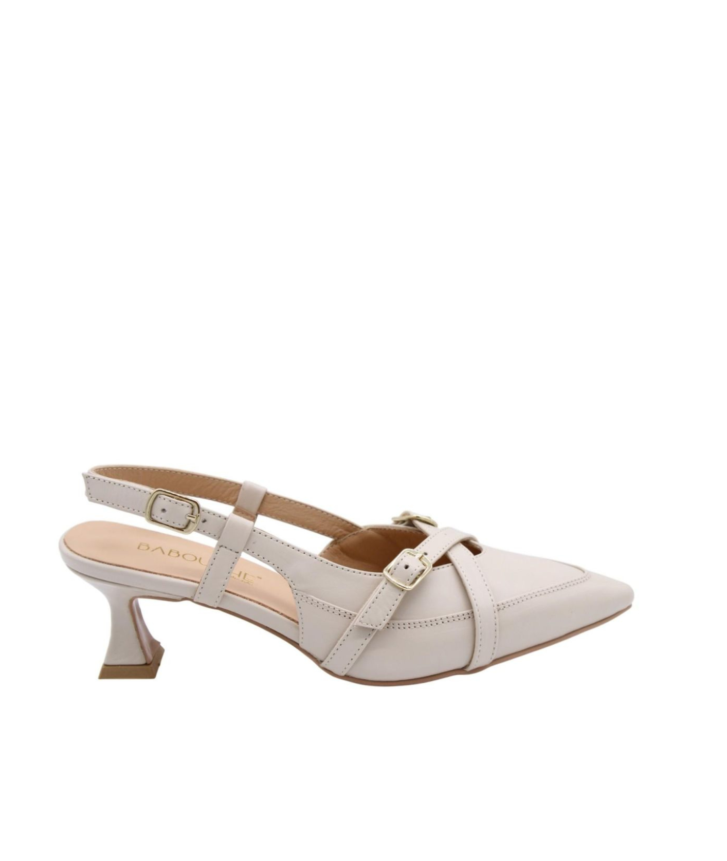 Babouche Joy Slingback Off White