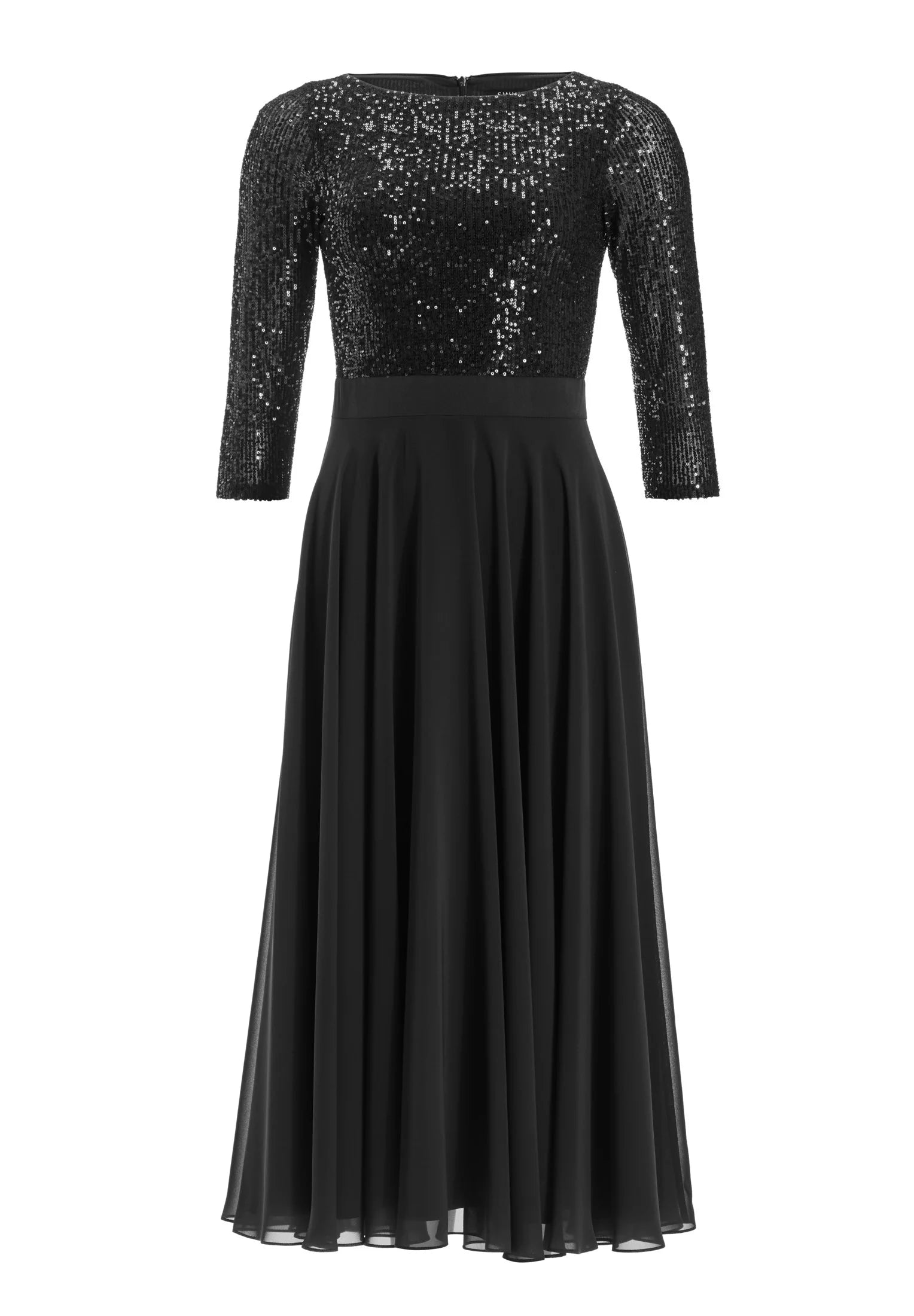 Swing Jurk met pailletten zwart