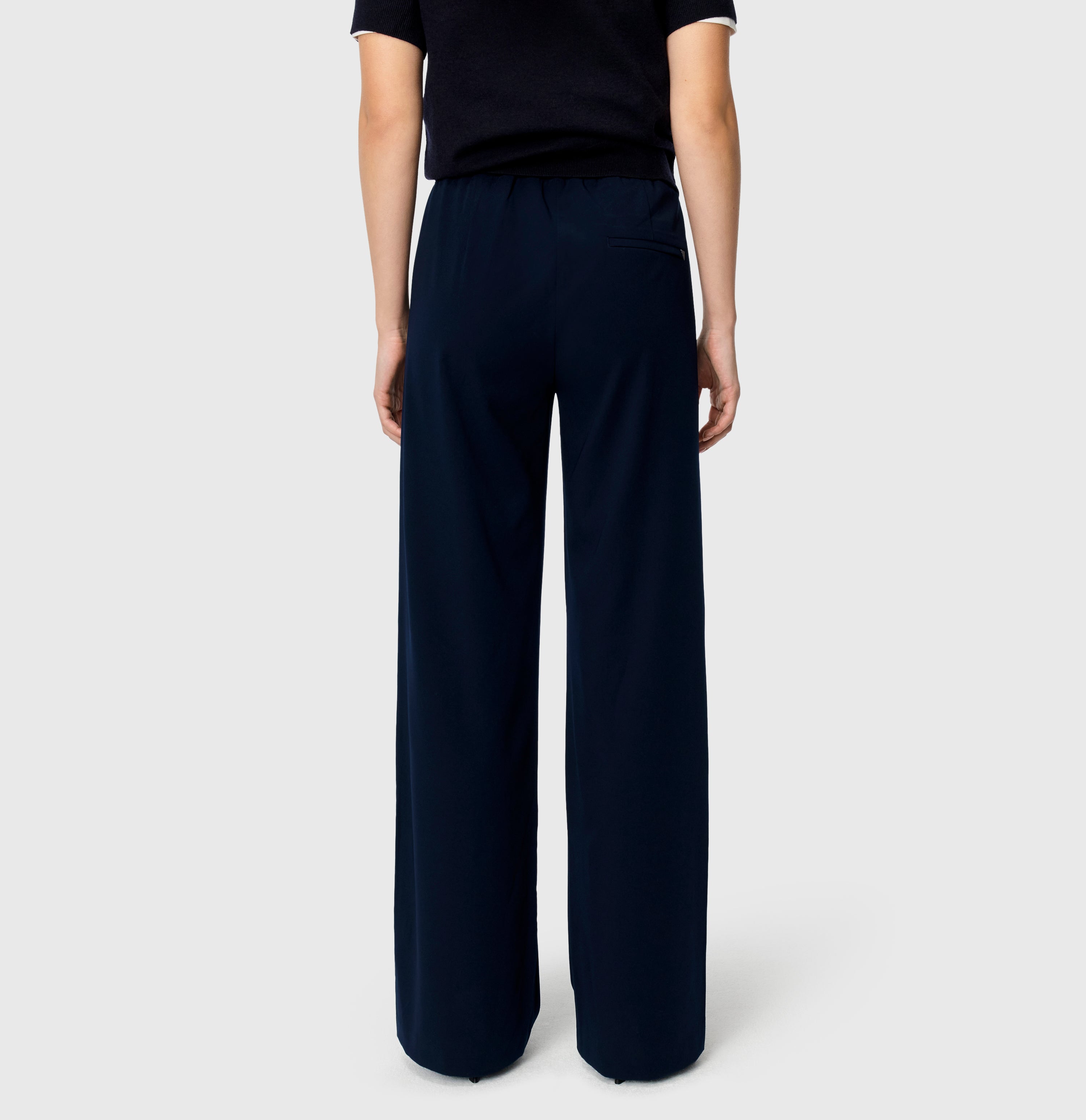 MAC Christy Wideleg Broek – Dark Blue