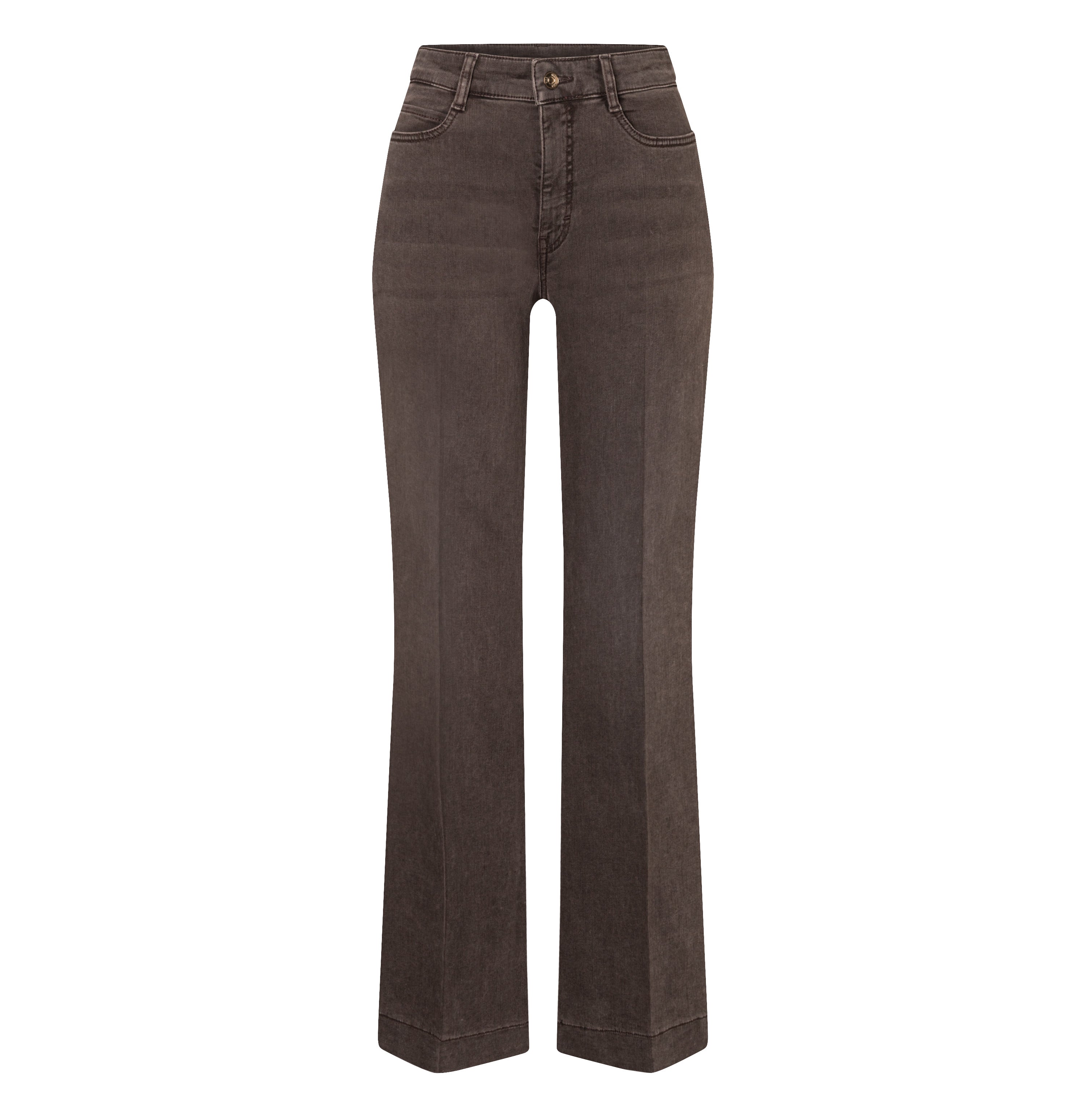 MAC Wide Jeans – Brown Stone Wash