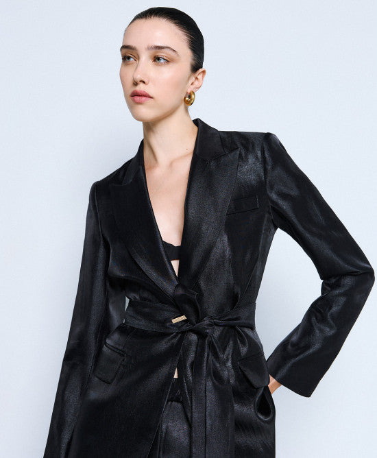 Access Tailored Blazer with Belt black