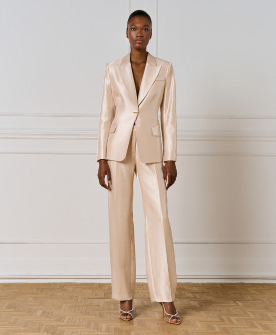 Access Tailored Blazer with Belt beige