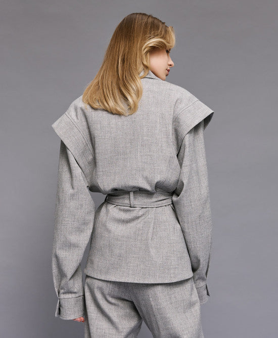 Access Structure Blazer grijs