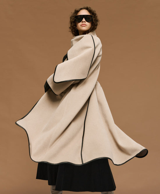 Access Lange Jas beige