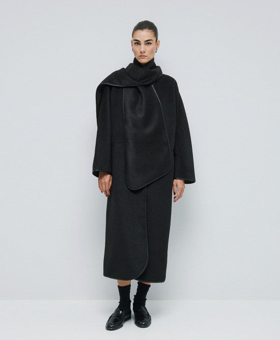 Access Lange Jas zwart