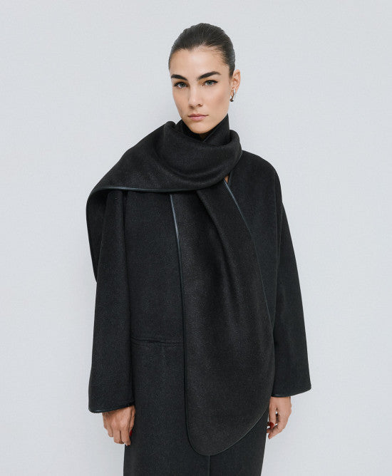 Access Lange Jas zwart