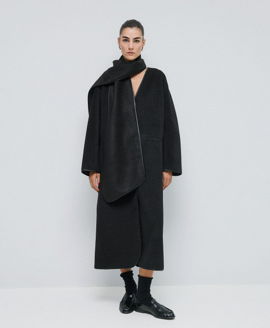 Access Lange Jas zwart