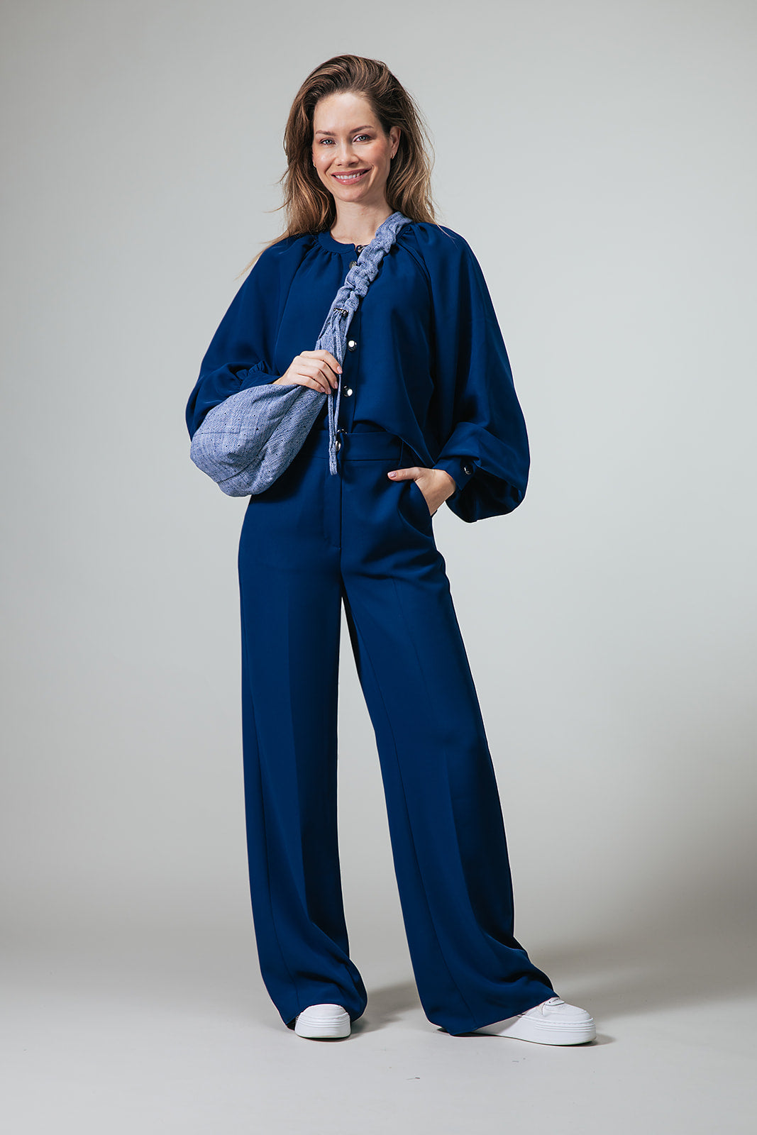Label Dot Broek Rana – Navy
