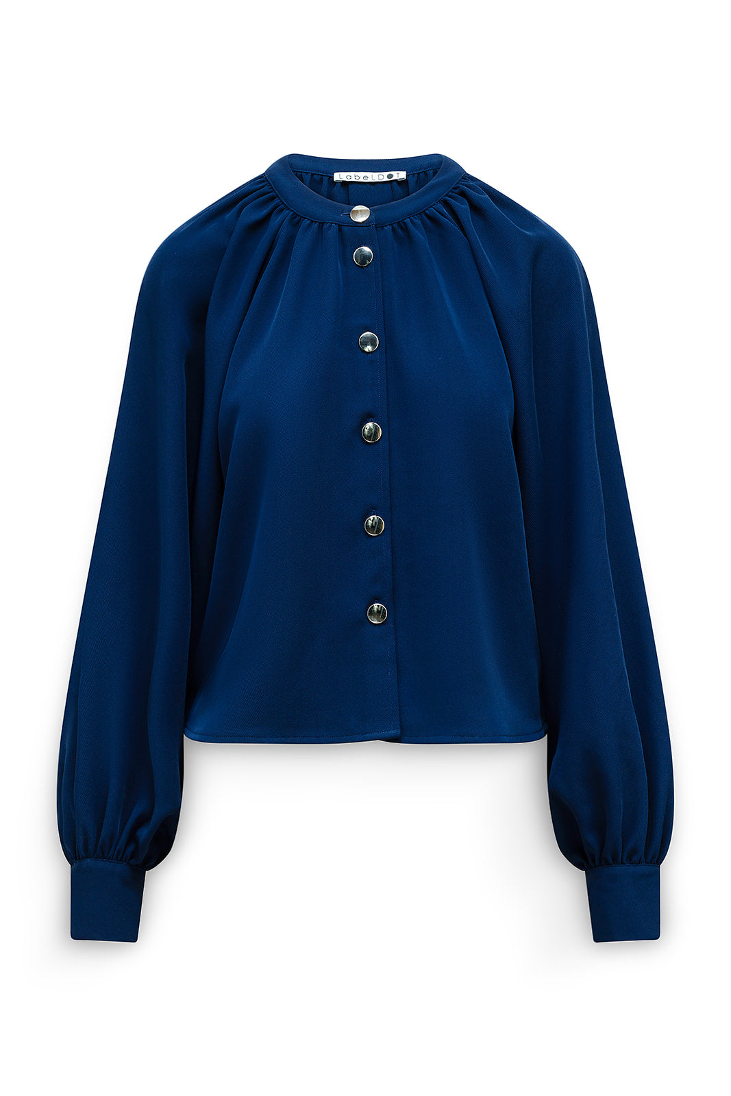Label Dot Blouse Amanda – Navy