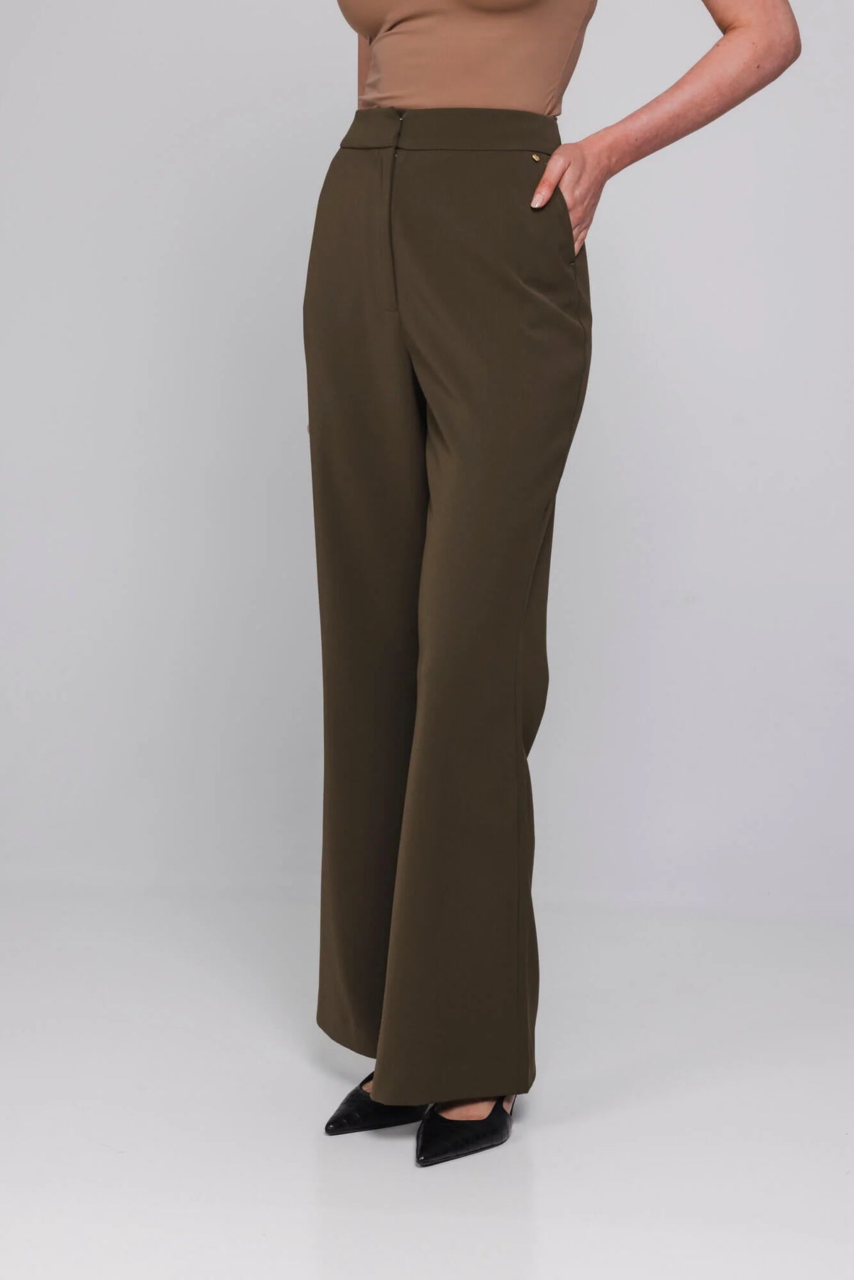 Accentil Nora Pants Moss Green