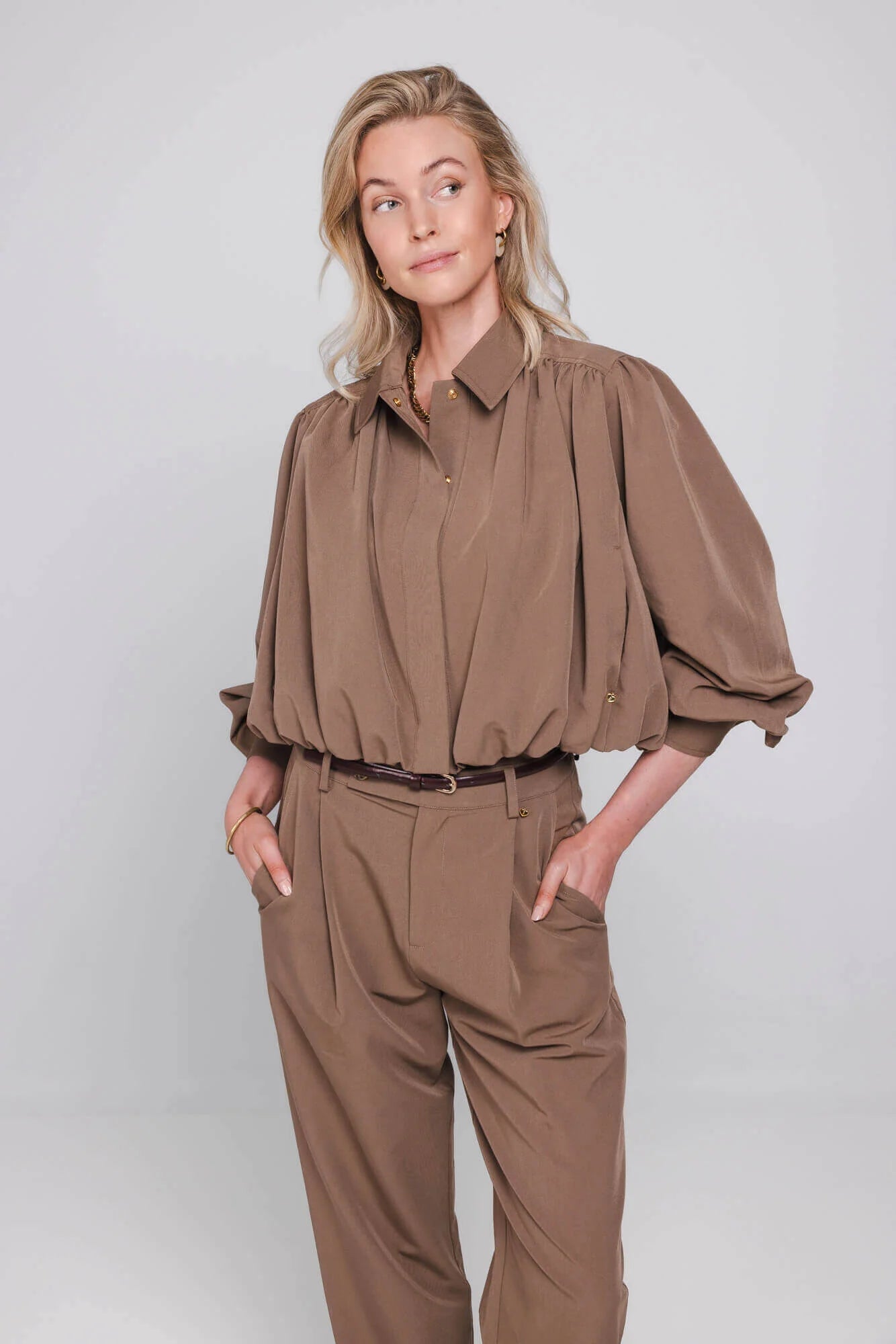 Accentil Elira Jacket Mocha