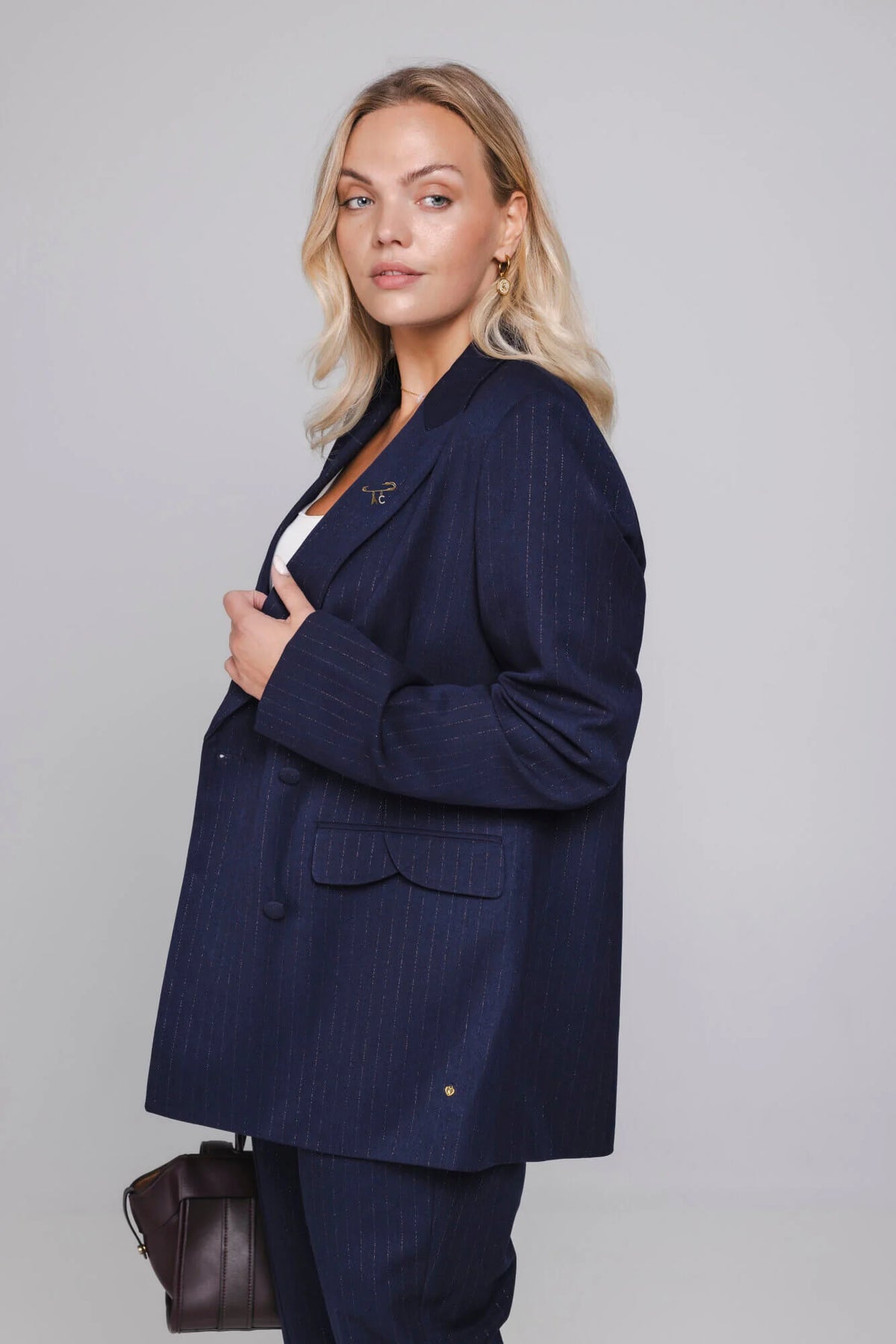 Accentil Ilia Blazer Midnight Blue