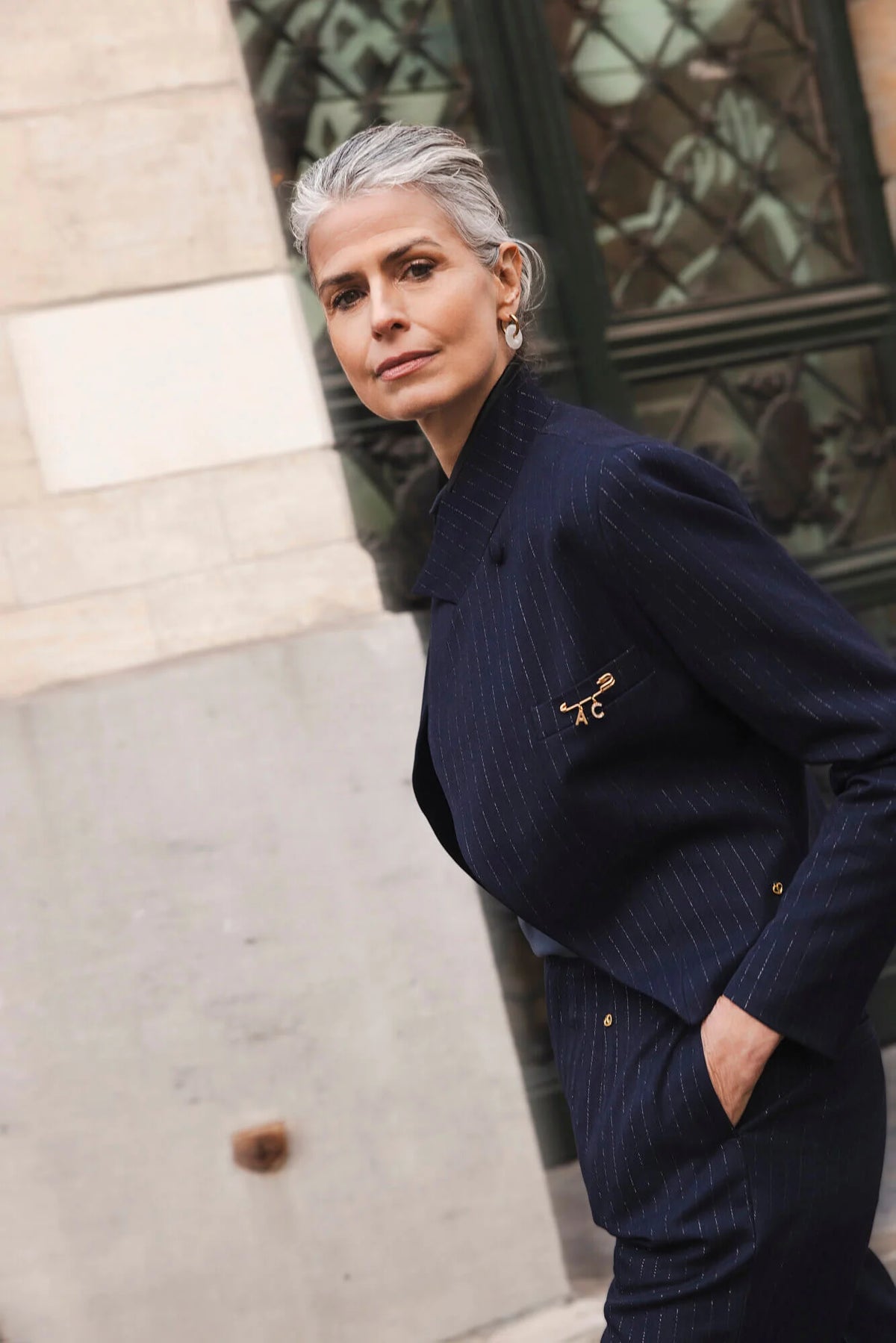 Accentil Ismena Blazer Midnight Blue