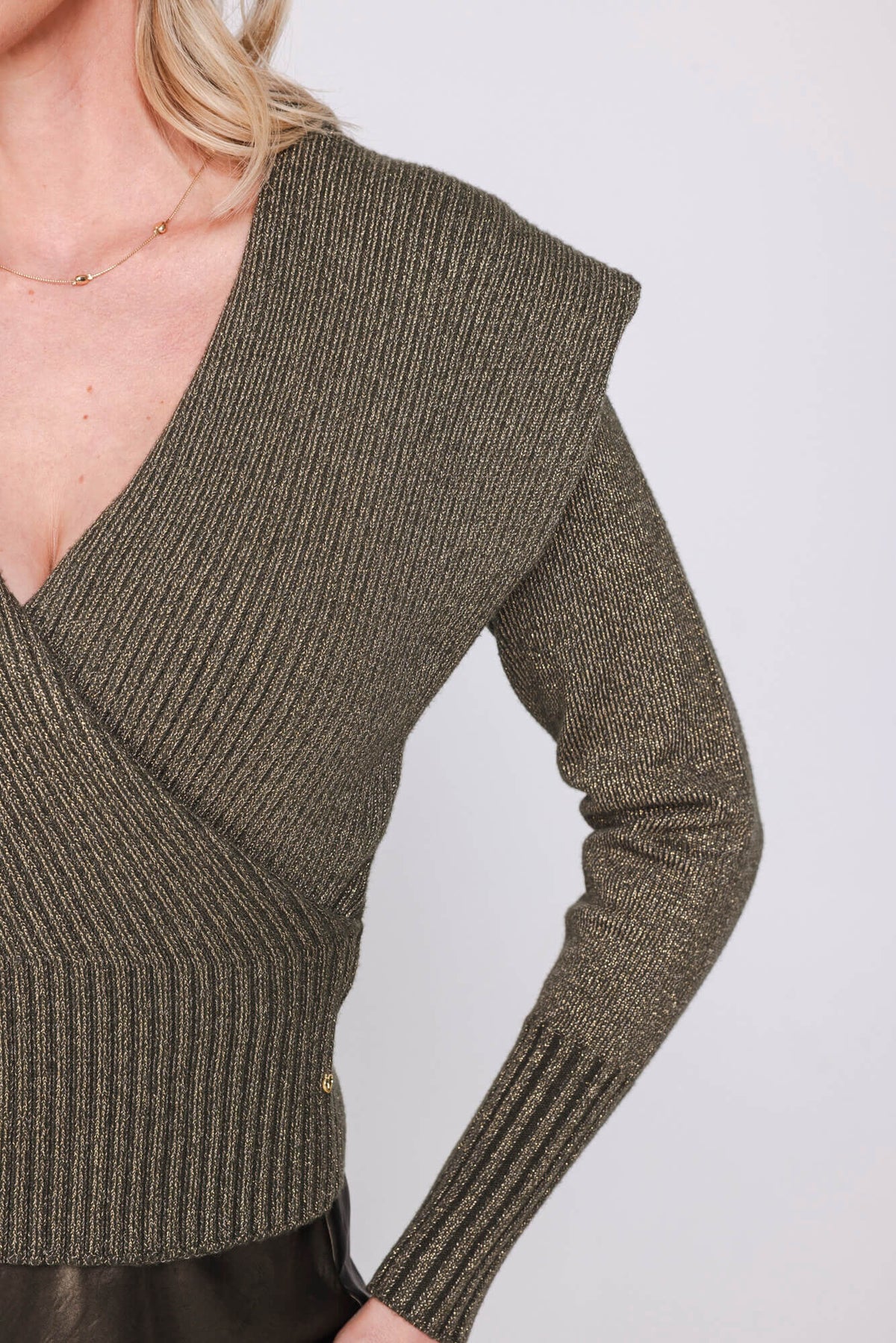 Accentil Sia Knit Moss Green