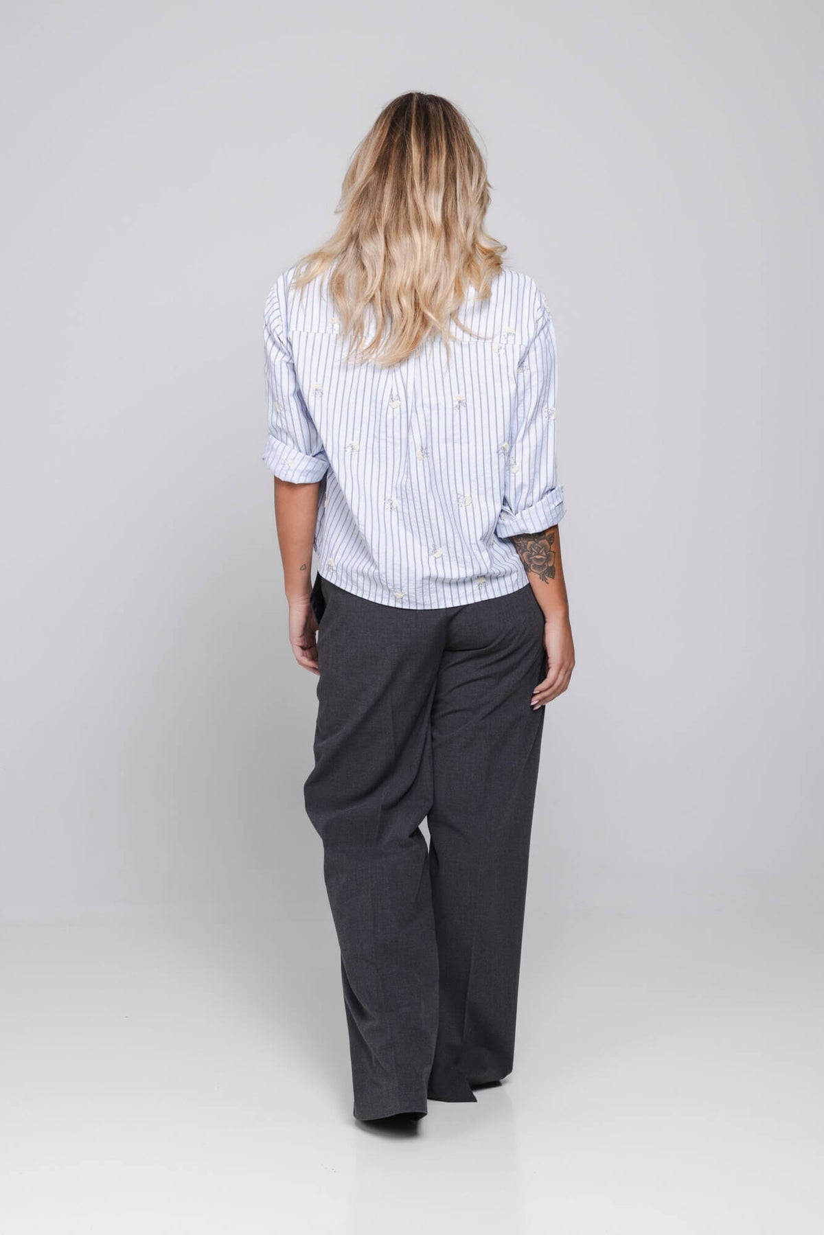 Accentil Vivina Blouse Blue Frost