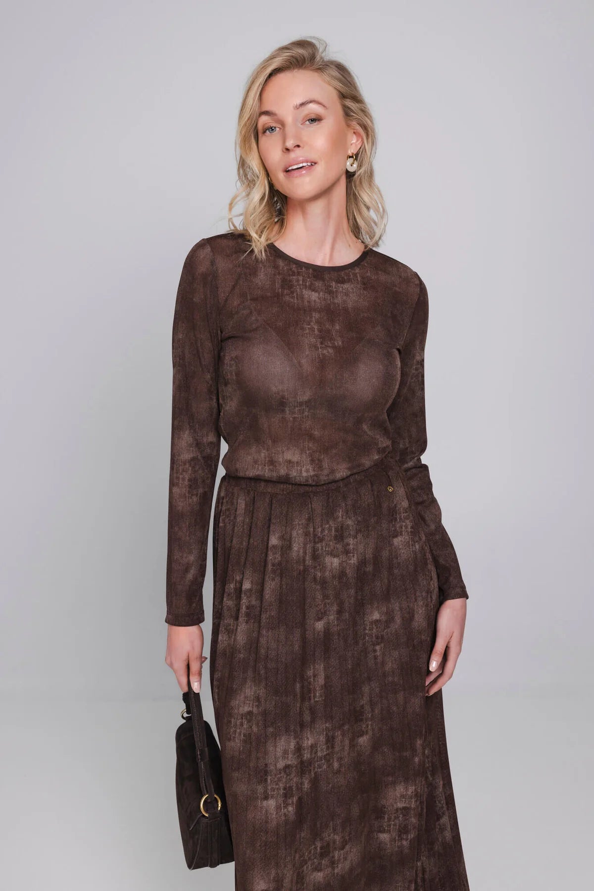 Accentil Thalia Top Moss Brown