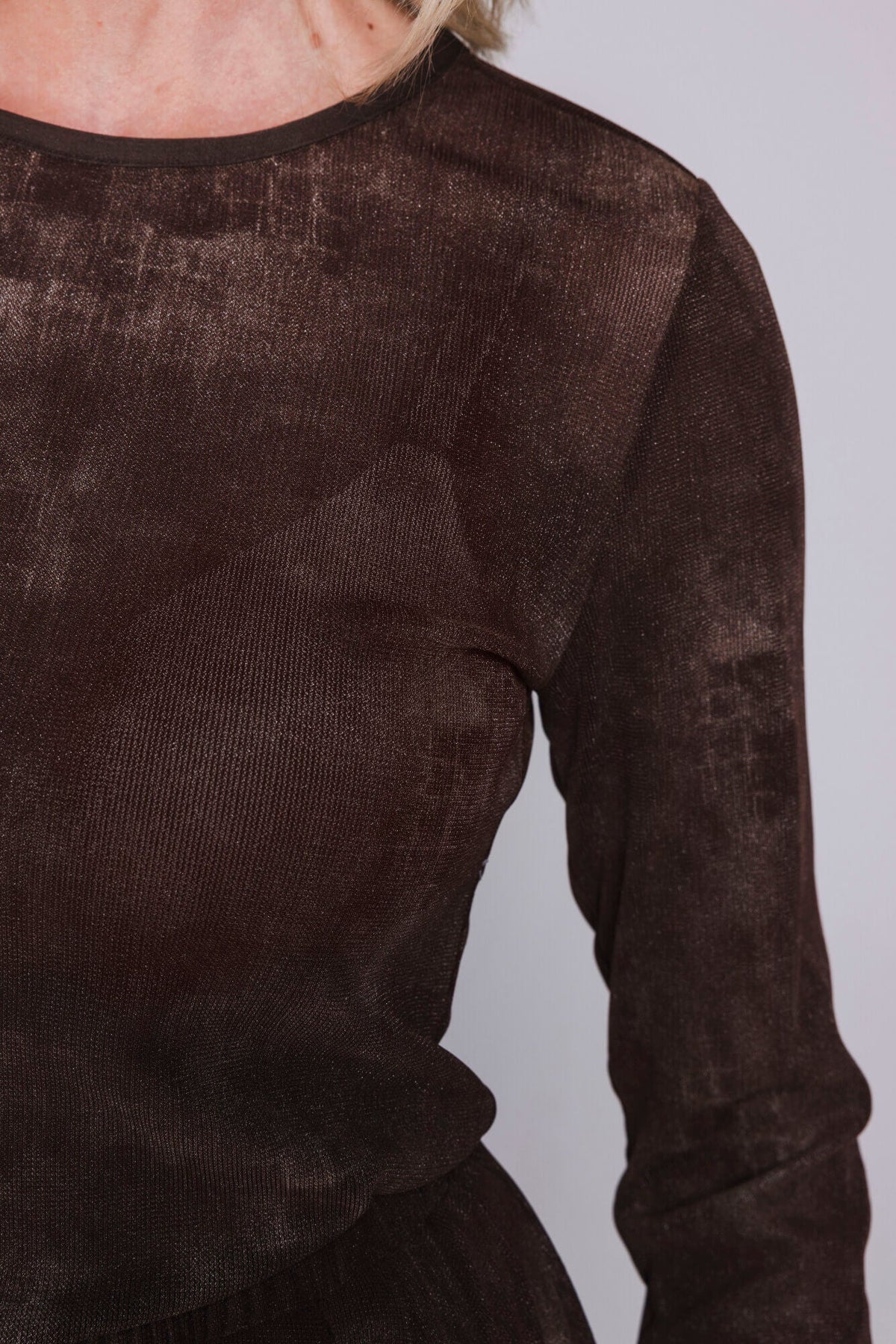 Accentil Thalia Top Moss Brown
