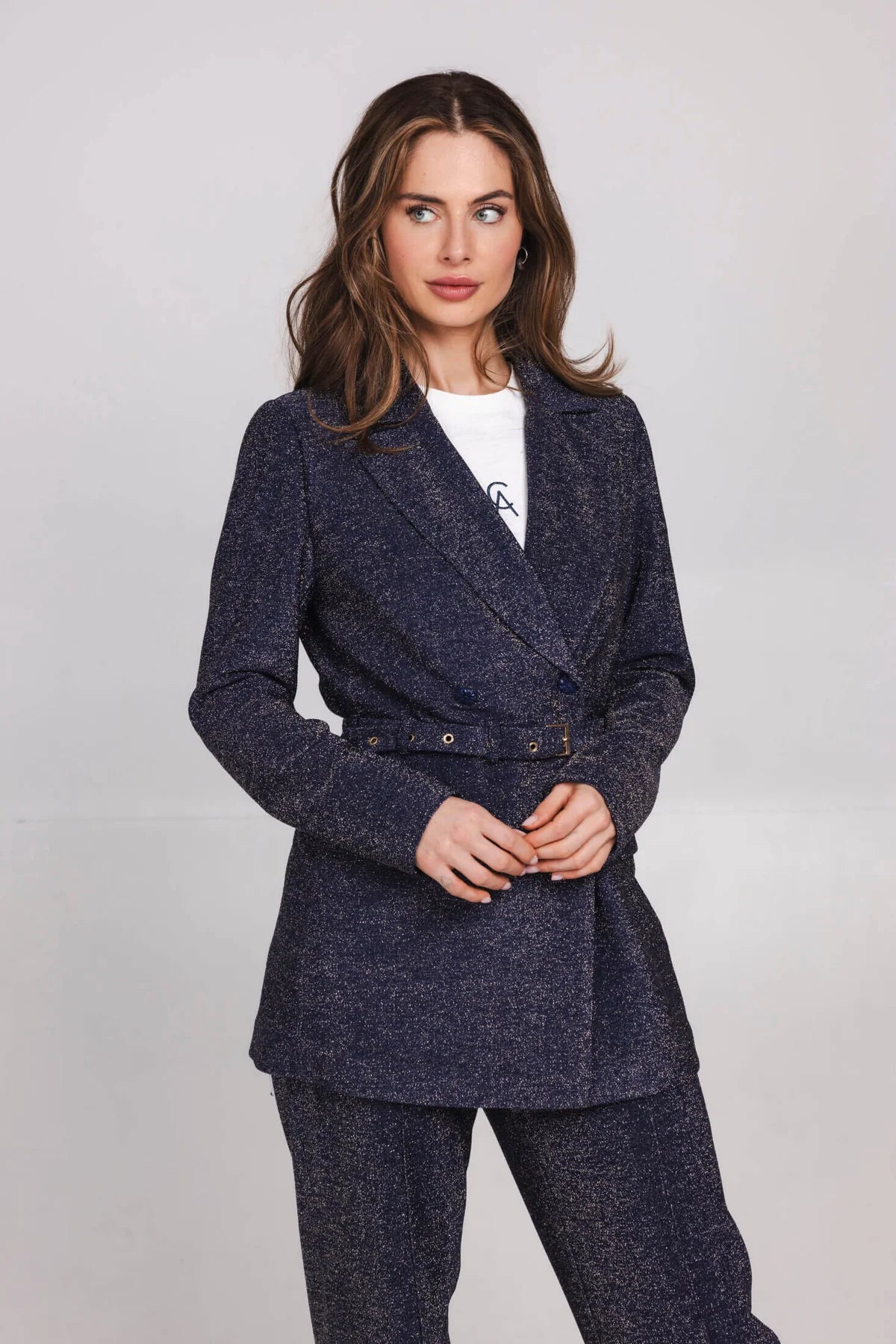 Accentil Christa blazer navy glam