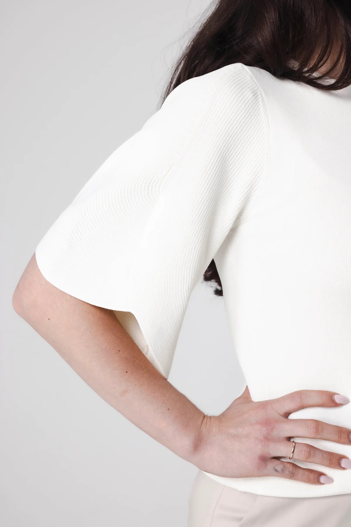 Accentil Denise Knit Off White