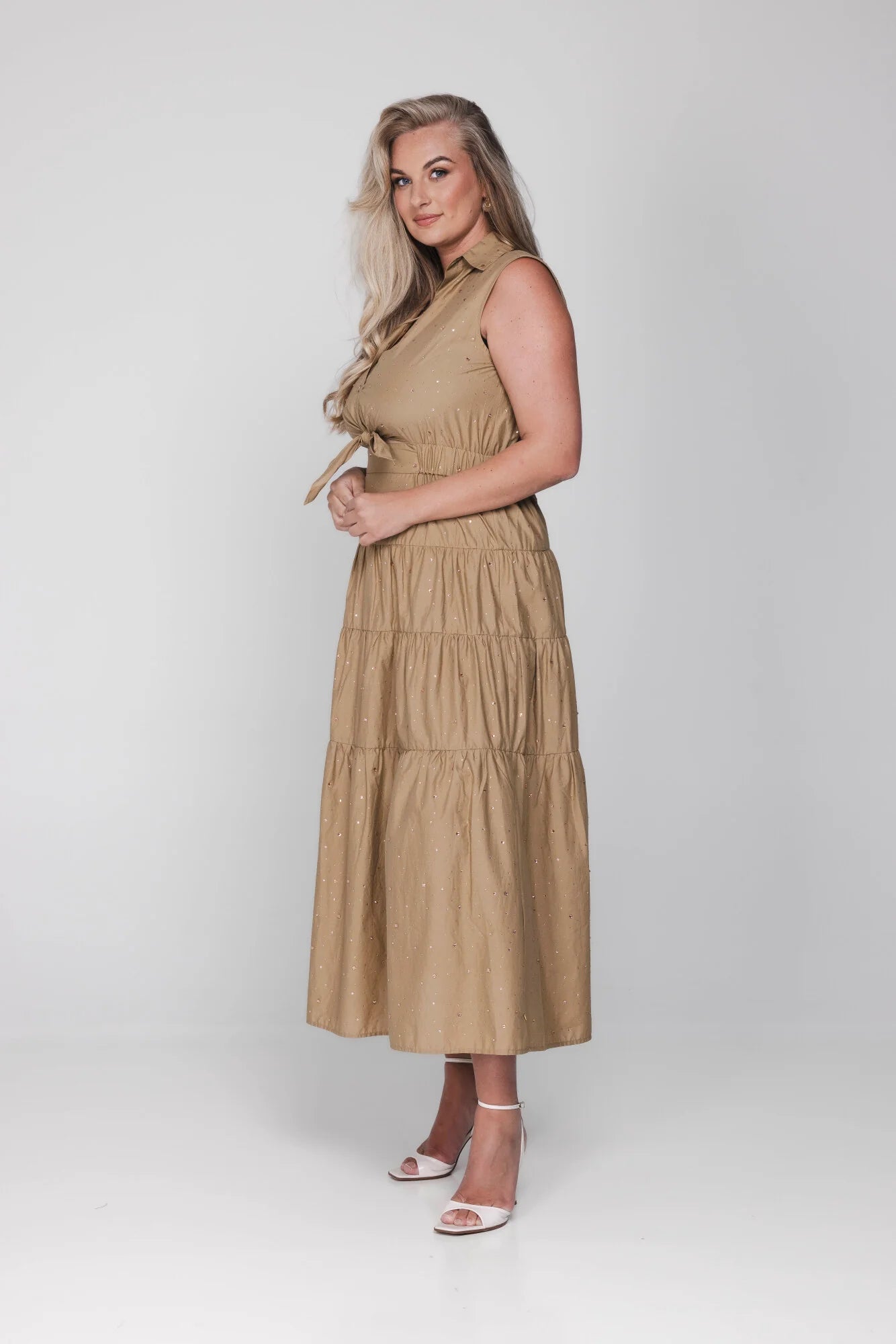 Accentil Robin Dress Sand Sparkle