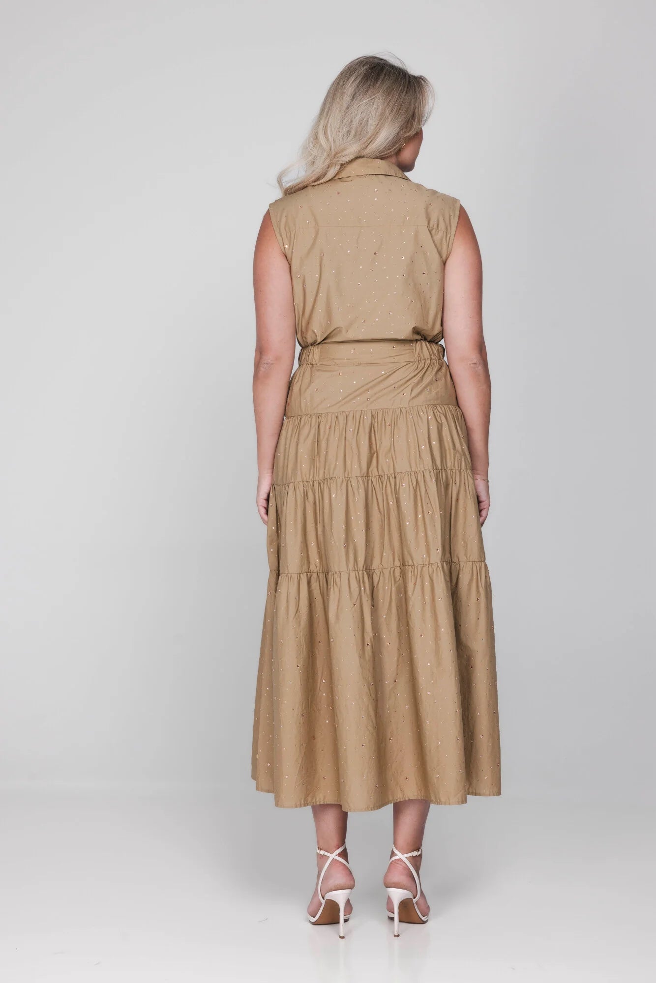 Accentil Robin Dress Sand Sparkle